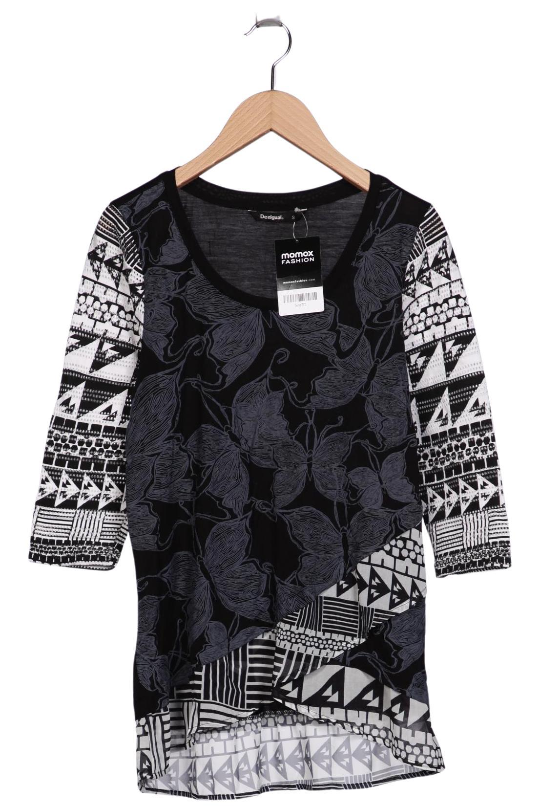 

Desigual Damen Langarmshirt, schwarz, Gr. 36