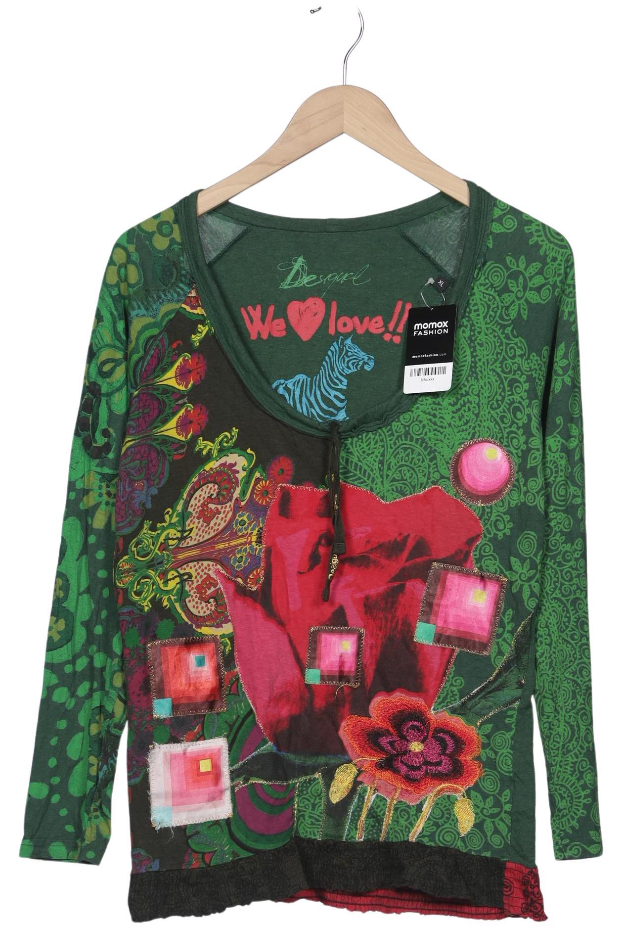 

Desigual Damen Langarmshirt, mehrfarbig, Gr. 44