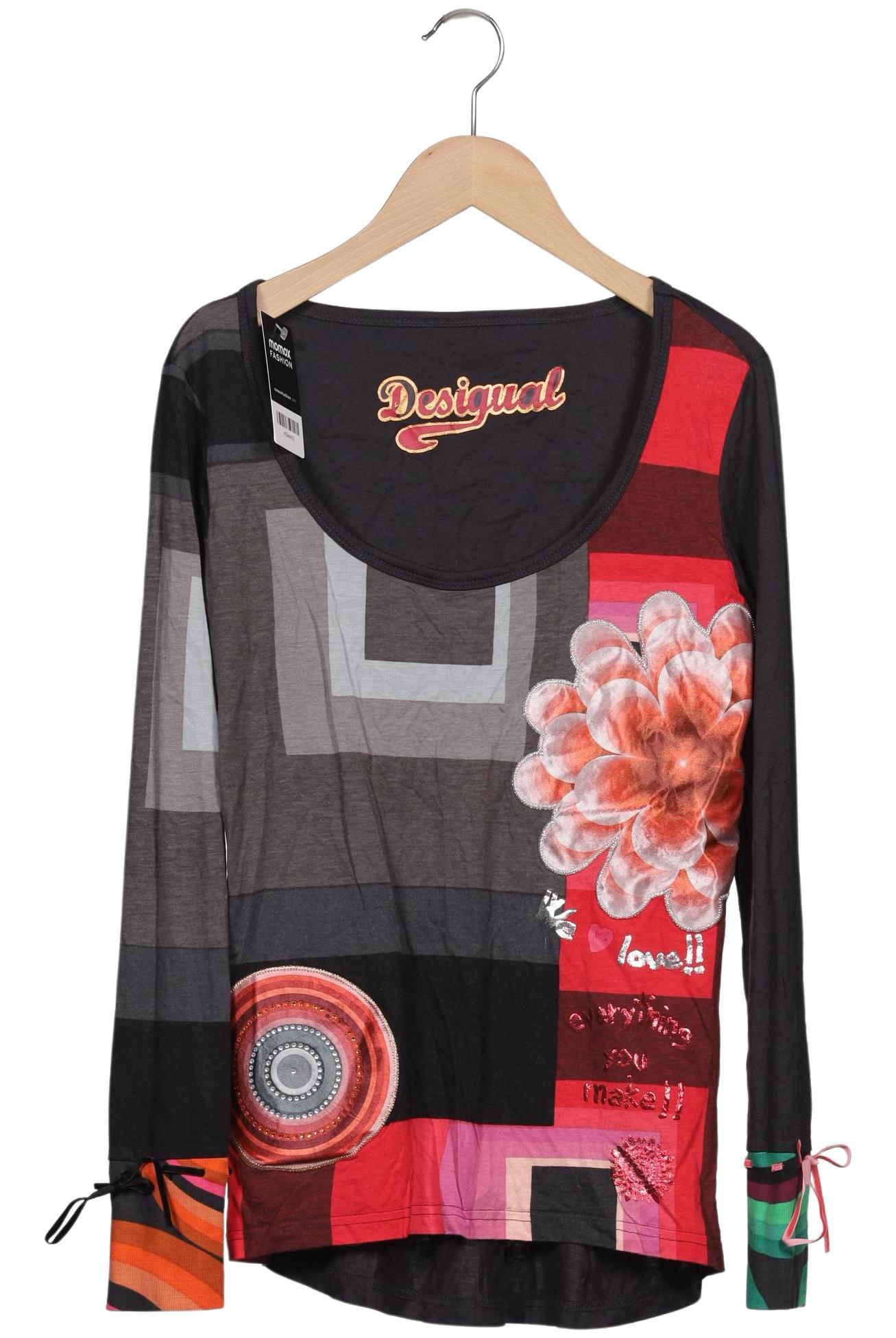 

Desigual Damen Langarmshirt, schwarz, Gr. 42