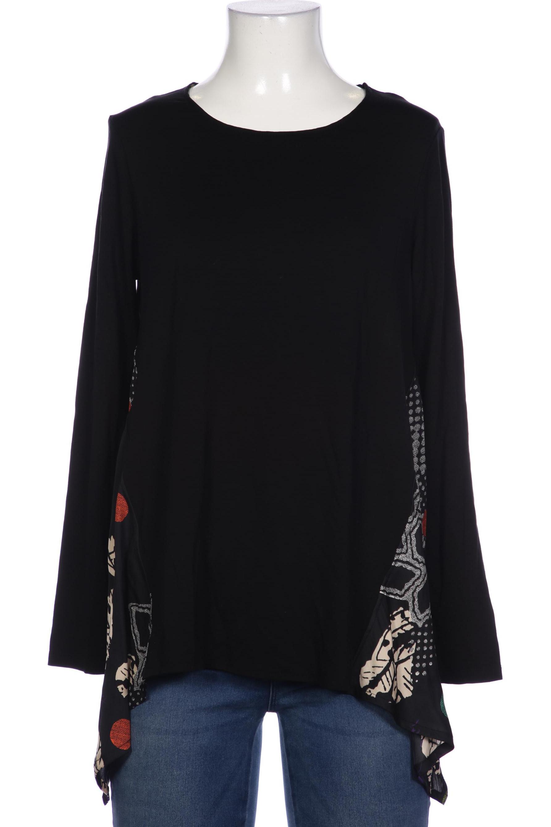 

Desigual Damen Langarmshirt, schwarz, Gr. 38