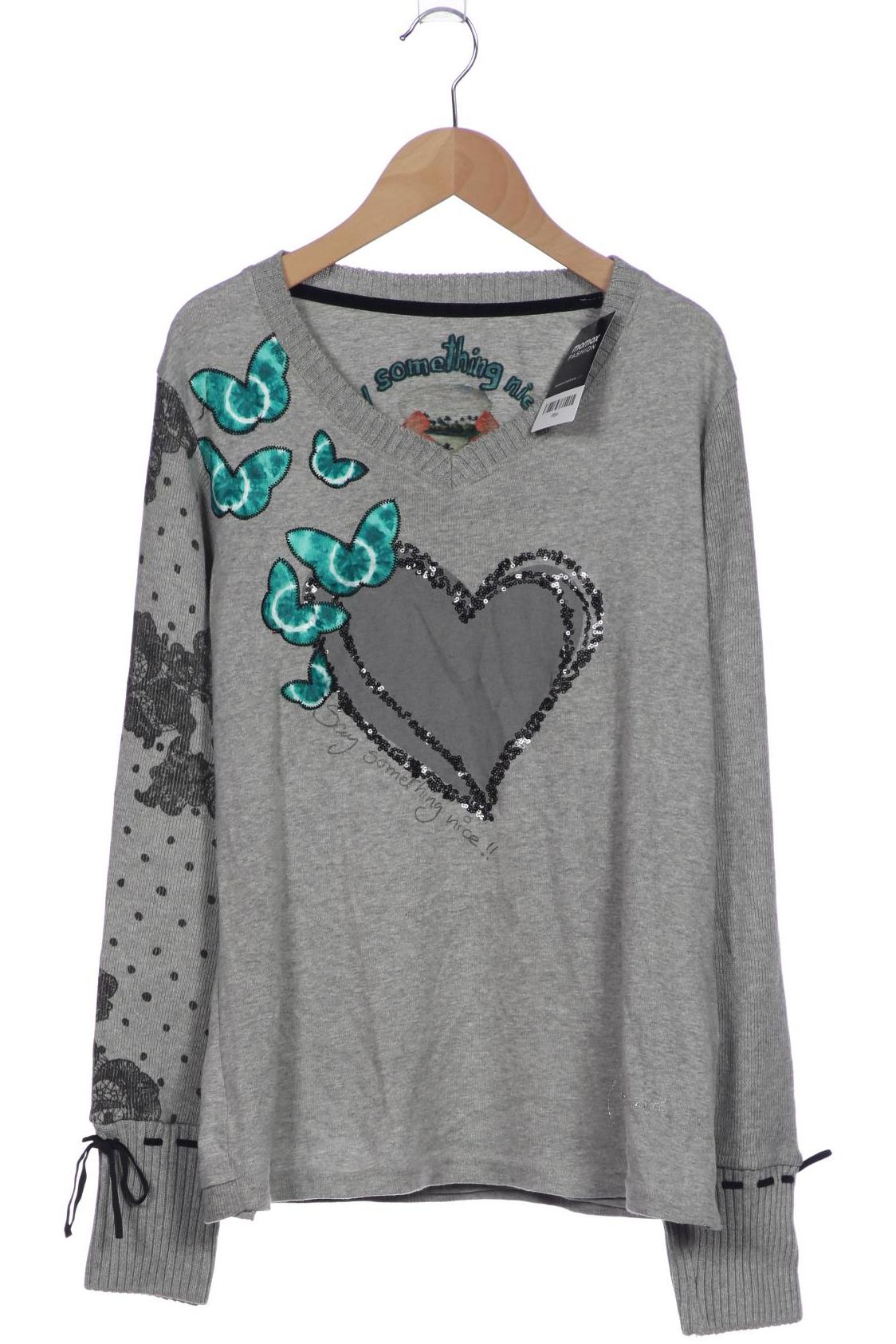 

Desigual Damen Langarmshirt, grau, Gr. 42