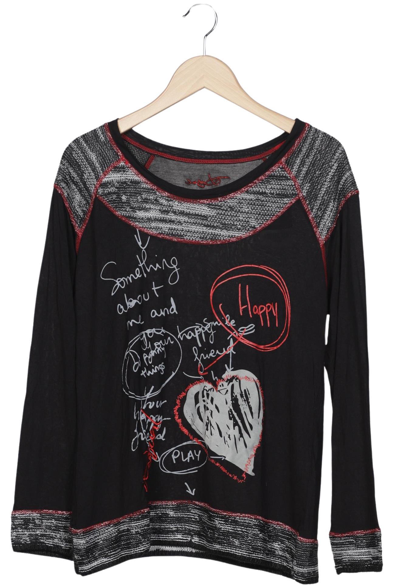 

Desigual Damen Langarmshirt, schwarz, Gr. 46