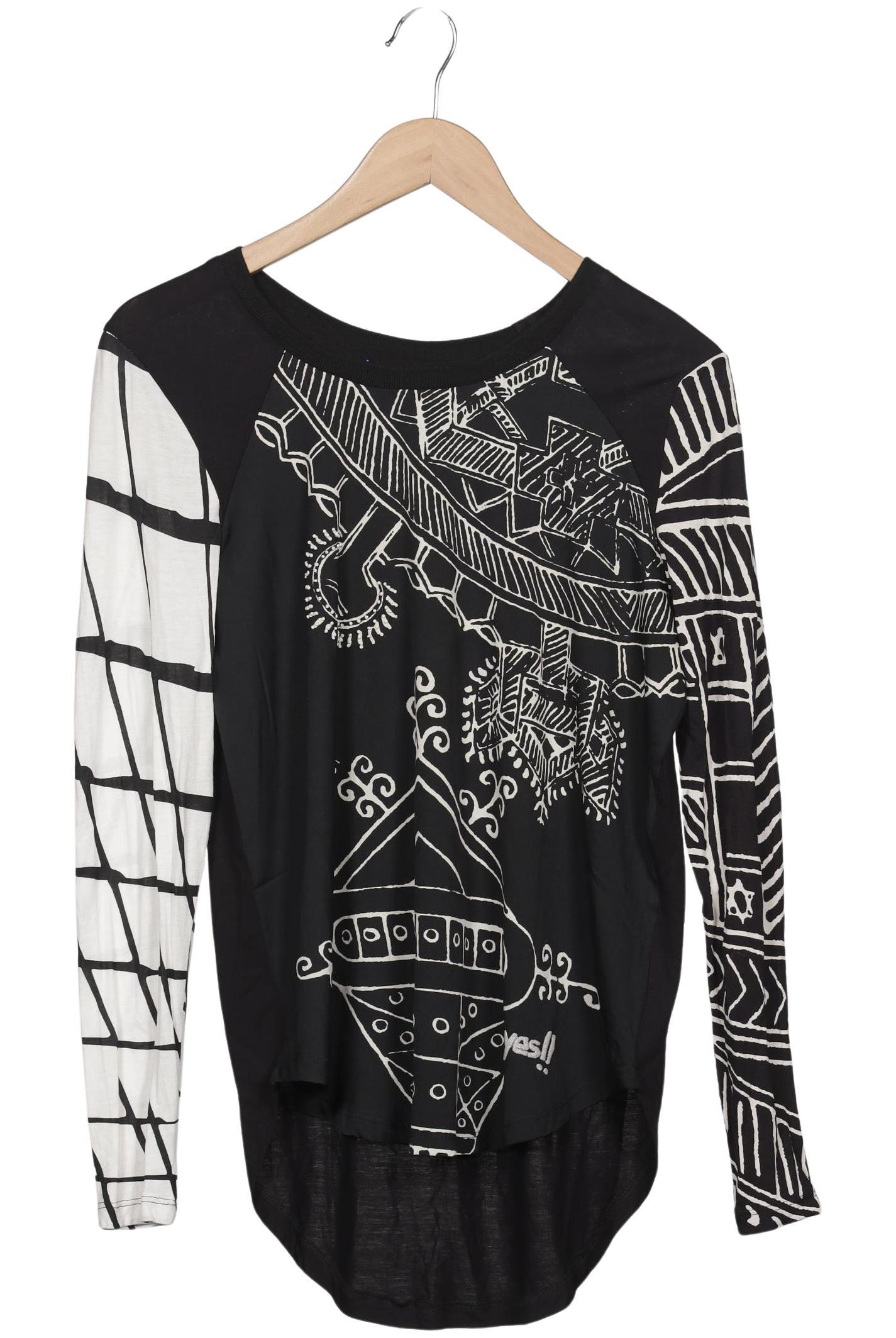 

Desigual Damen Langarmshirt, mehrfarbig, Gr. 38