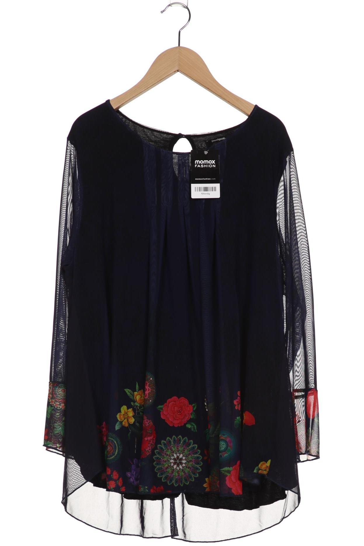 

Desigual Damen Langarmshirt, marineblau, Gr. 34