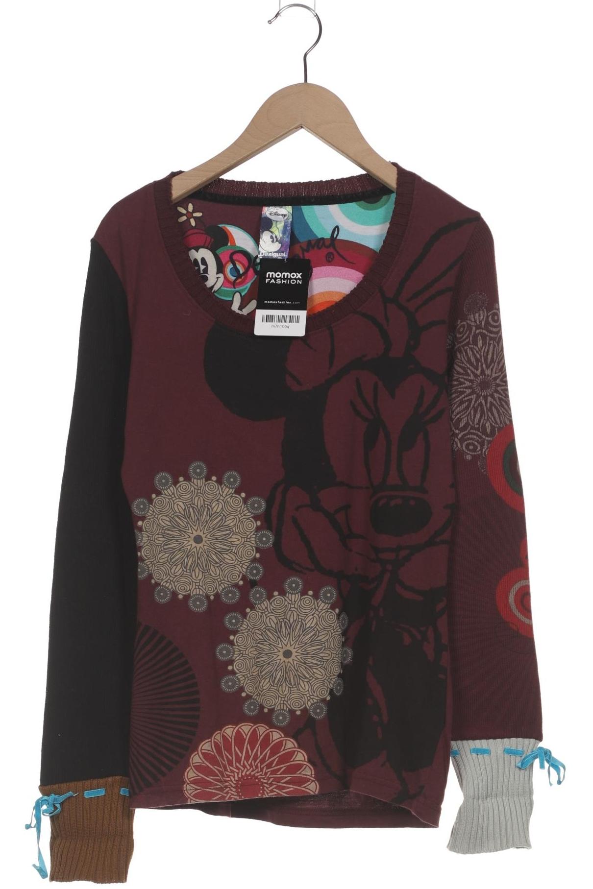 

Desigual Damen Langarmshirt, bordeaux, Gr. 36