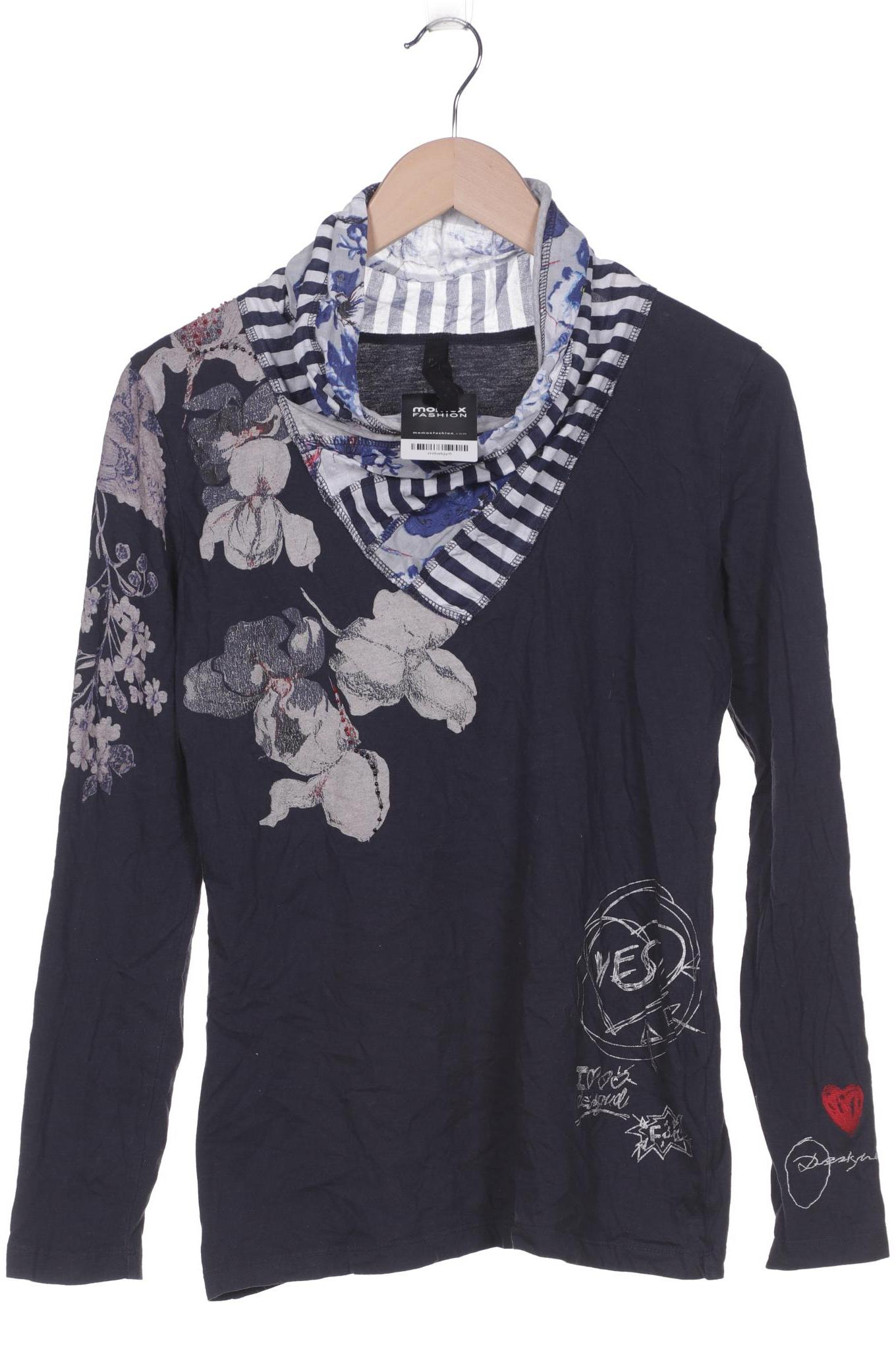 

Desigual Damen Langarmshirt, marineblau