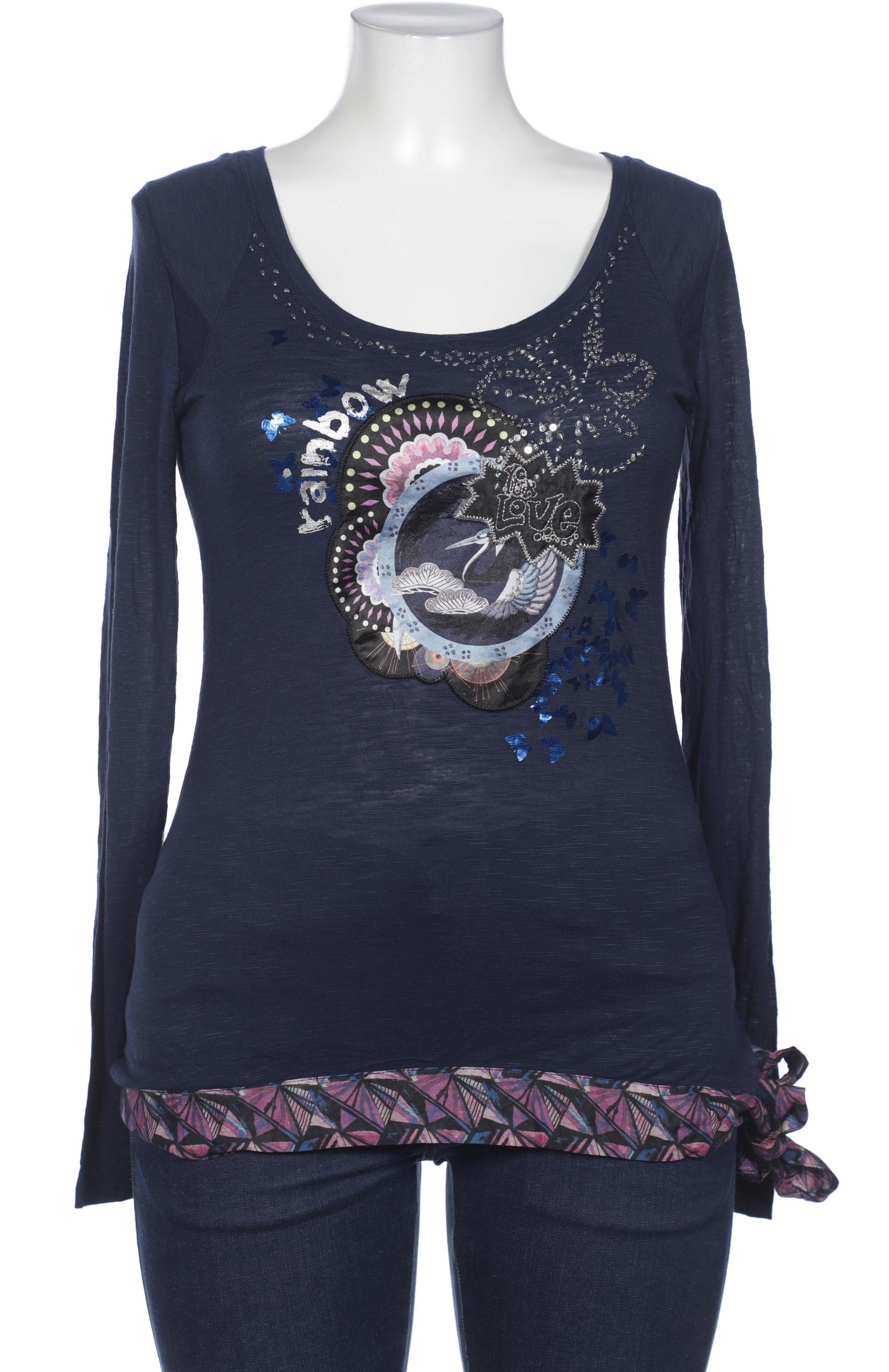 

Desigual Damen Langarmshirt, marineblau