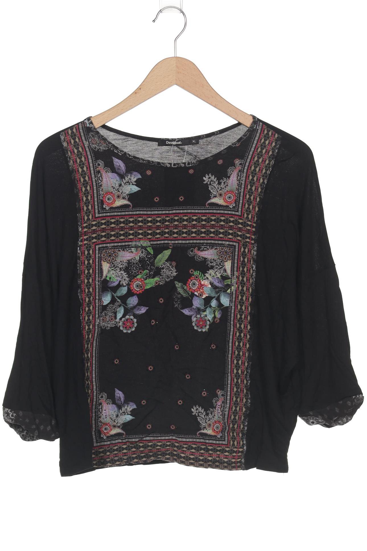 

Desigual Damen Langarmshirt, schwarz, Gr. 44