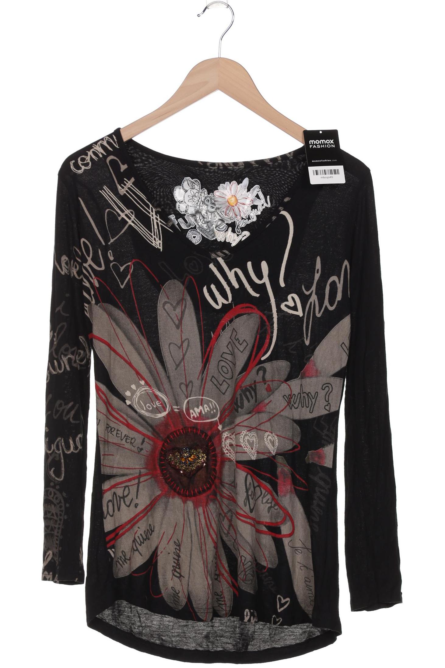 

Desigual Damen Langarmshirt, schwarz, Gr. 44