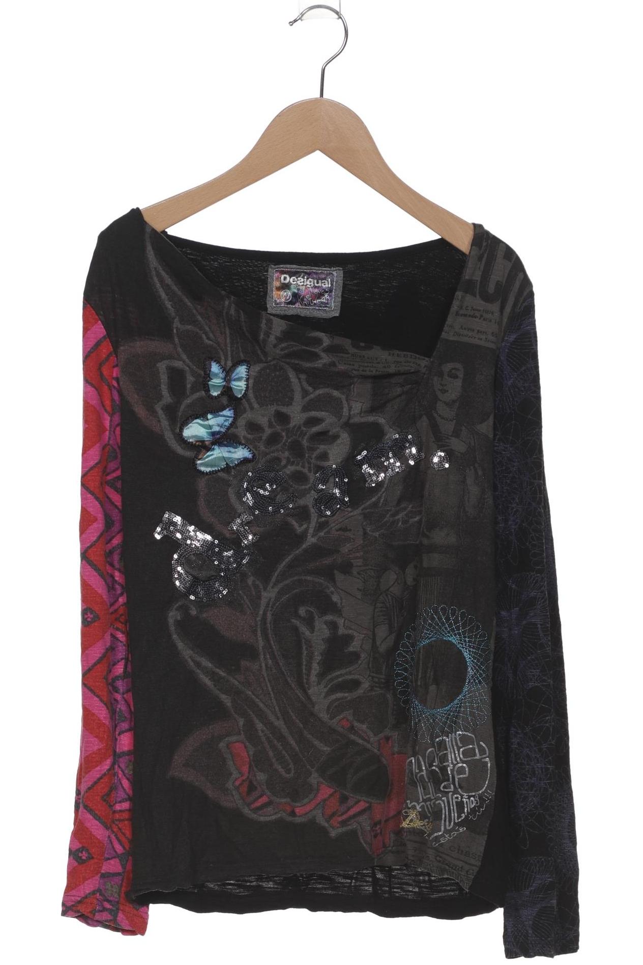 

Desigual Damen Langarmshirt, mehrfarbig, Gr. 38