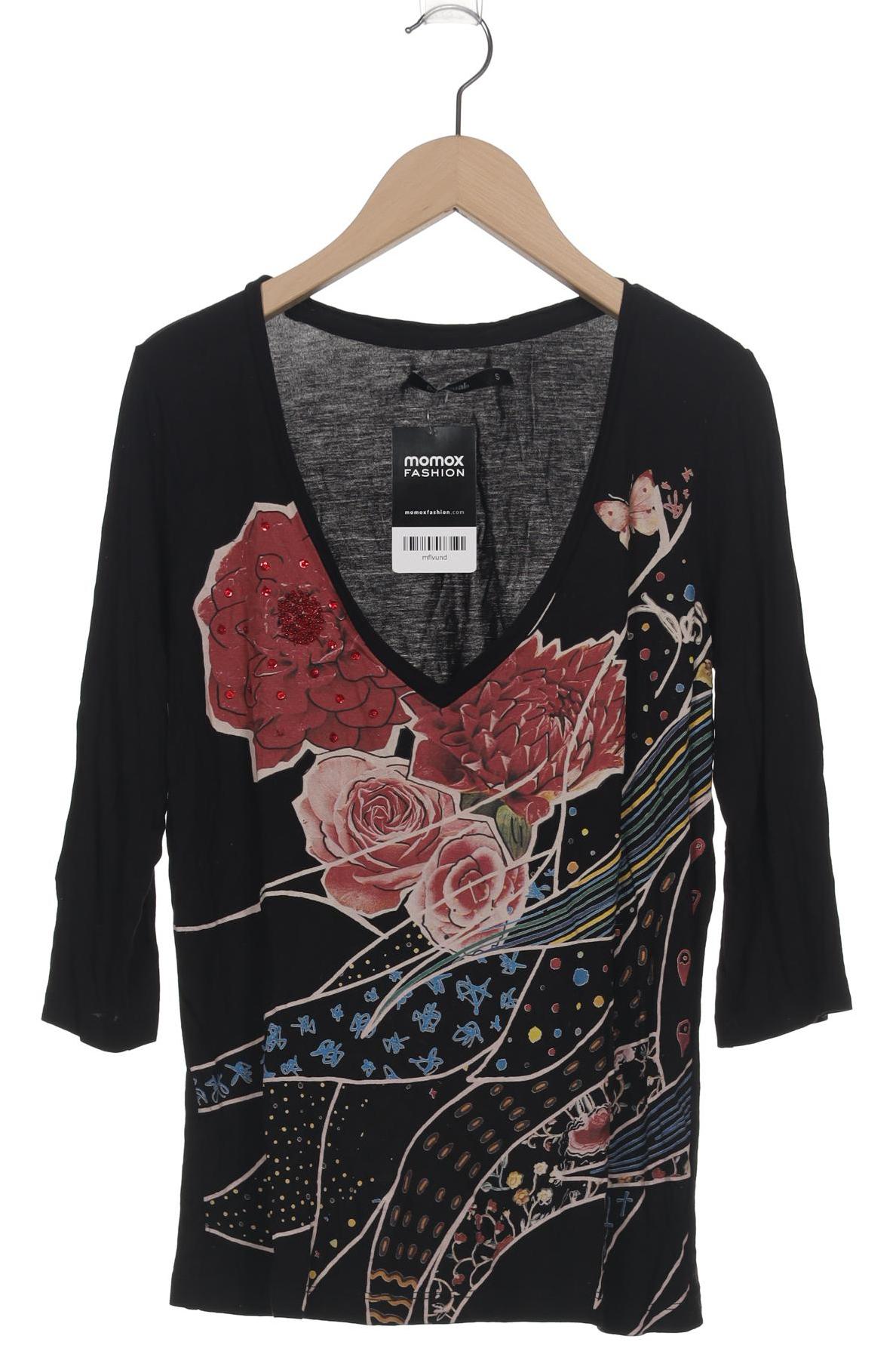

Desigual Damen Langarmshirt, schwarz, Gr. 36