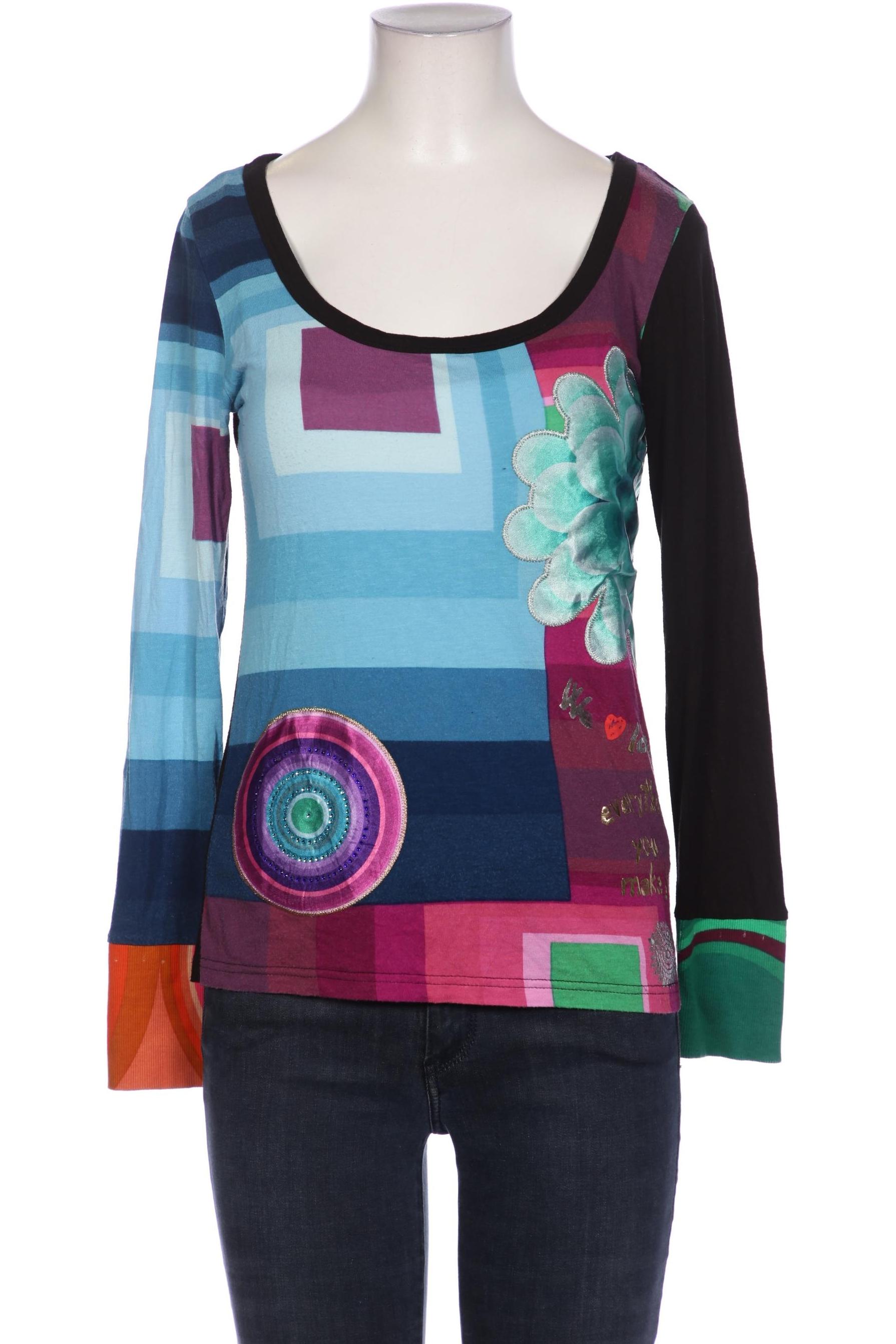 

Desigual Damen Langarmshirt, mehrfarbig, Gr. 36