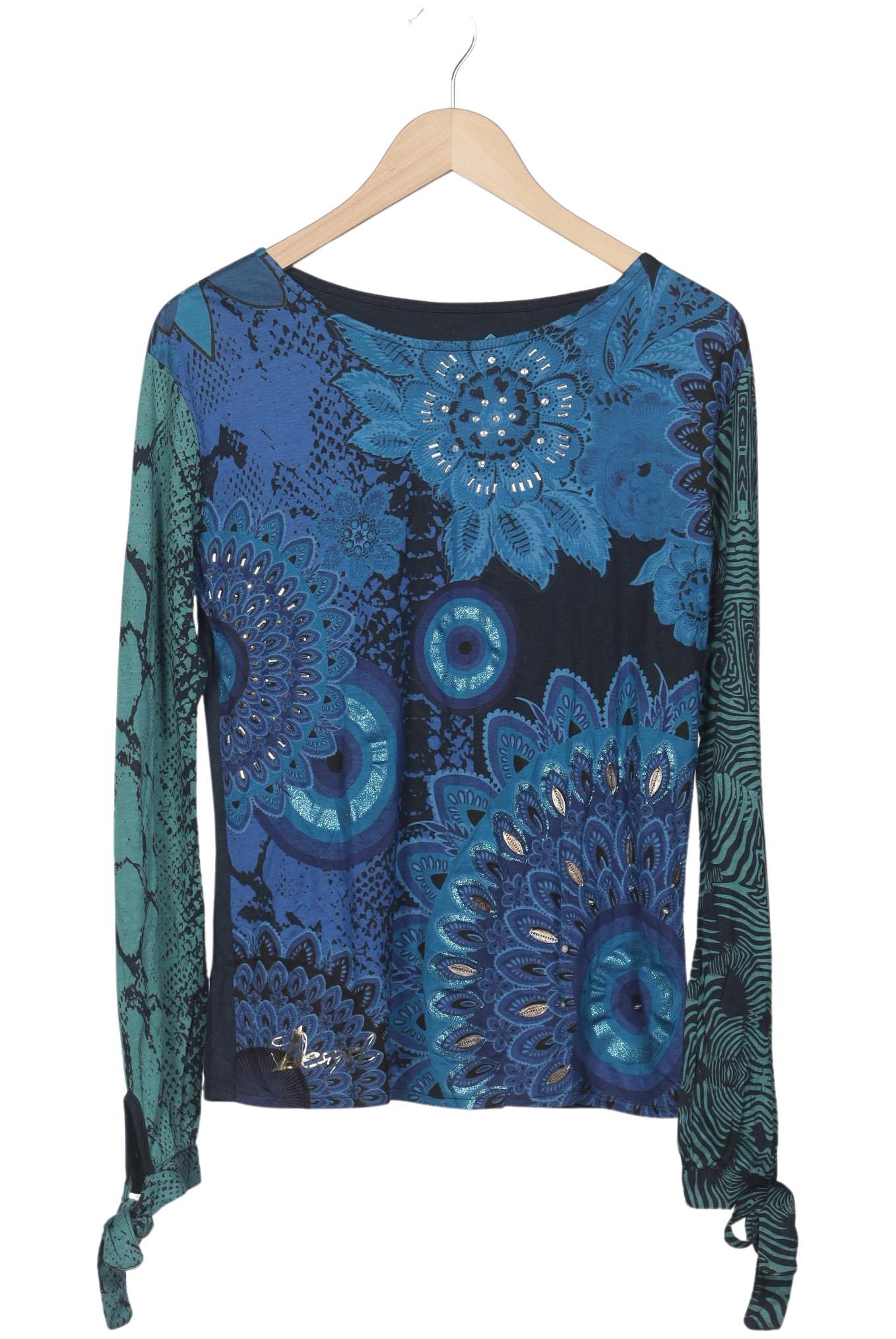 

Desigual Damen Langarmshirt, mehrfarbig, Gr. 36