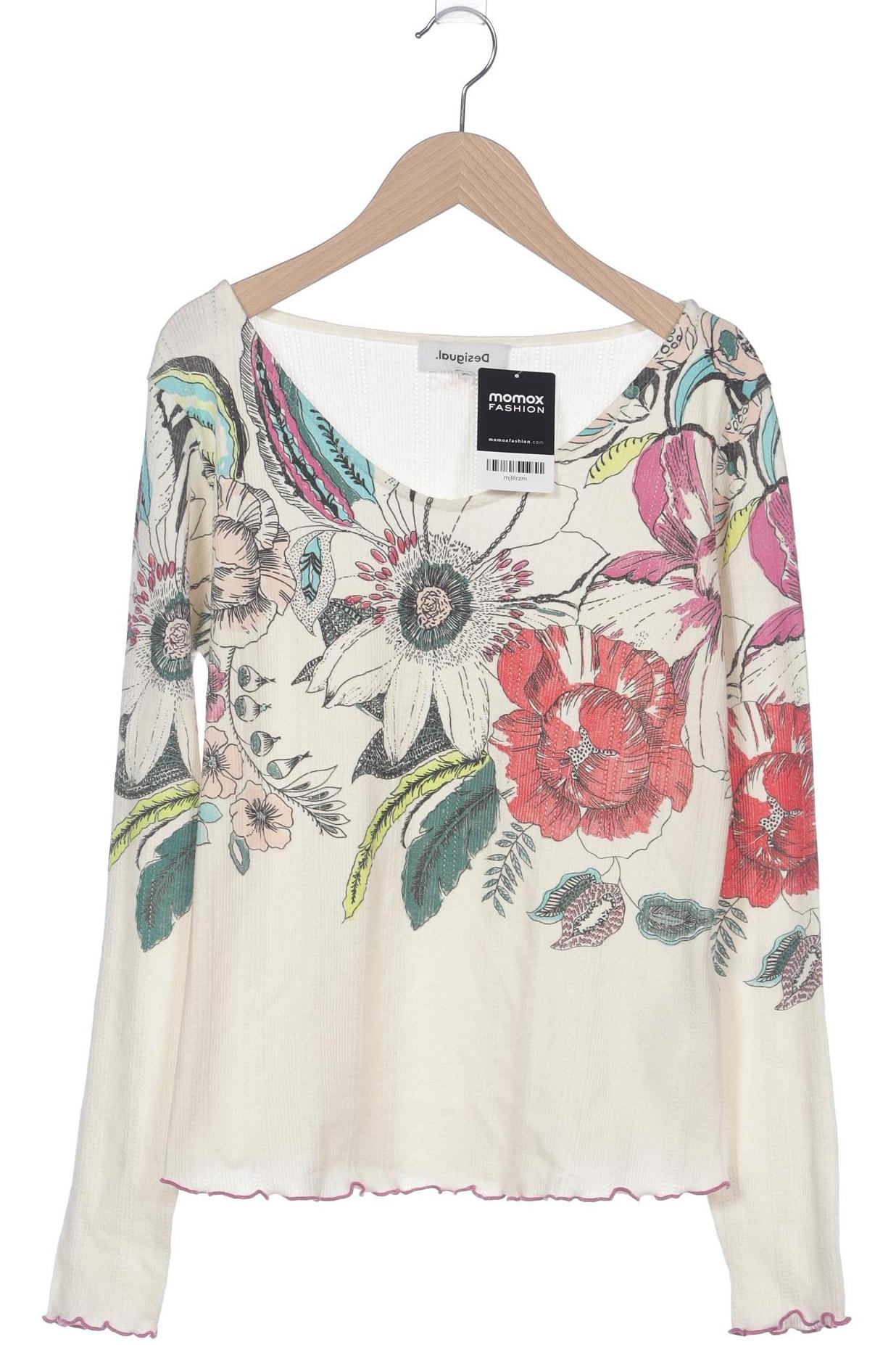 

Desigual Damen Langarmshirt, cremeweiß, Gr. 44