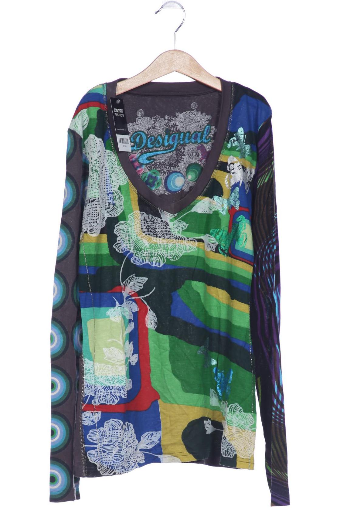 

Desigual Damen Langarmshirt, grau, Gr. 38