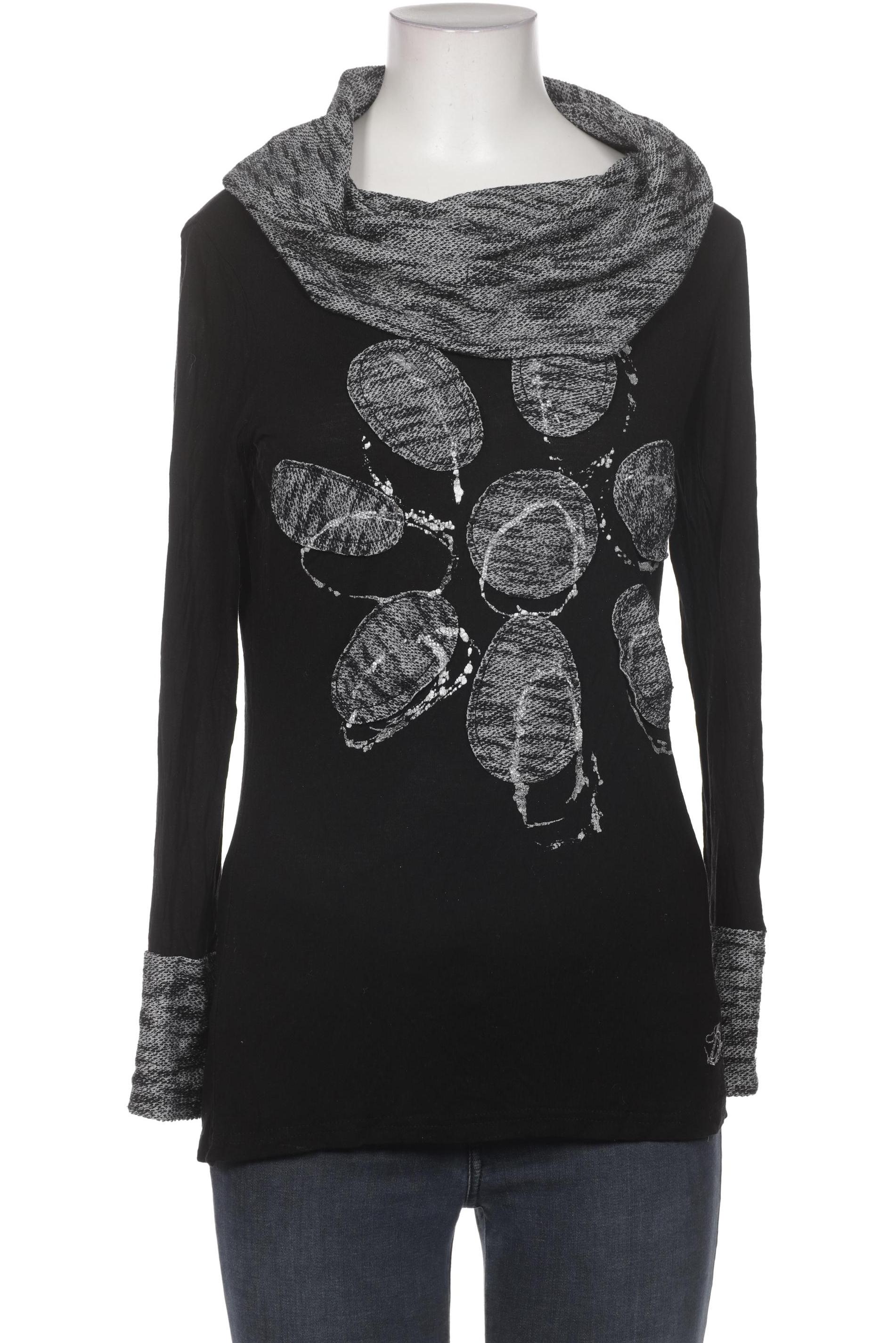

Desigual Damen Langarmshirt, schwarz, Gr. 38