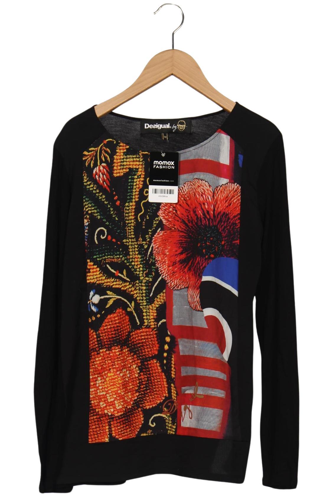 

Desigual Damen Langarmshirt, schwarz, Gr. 38