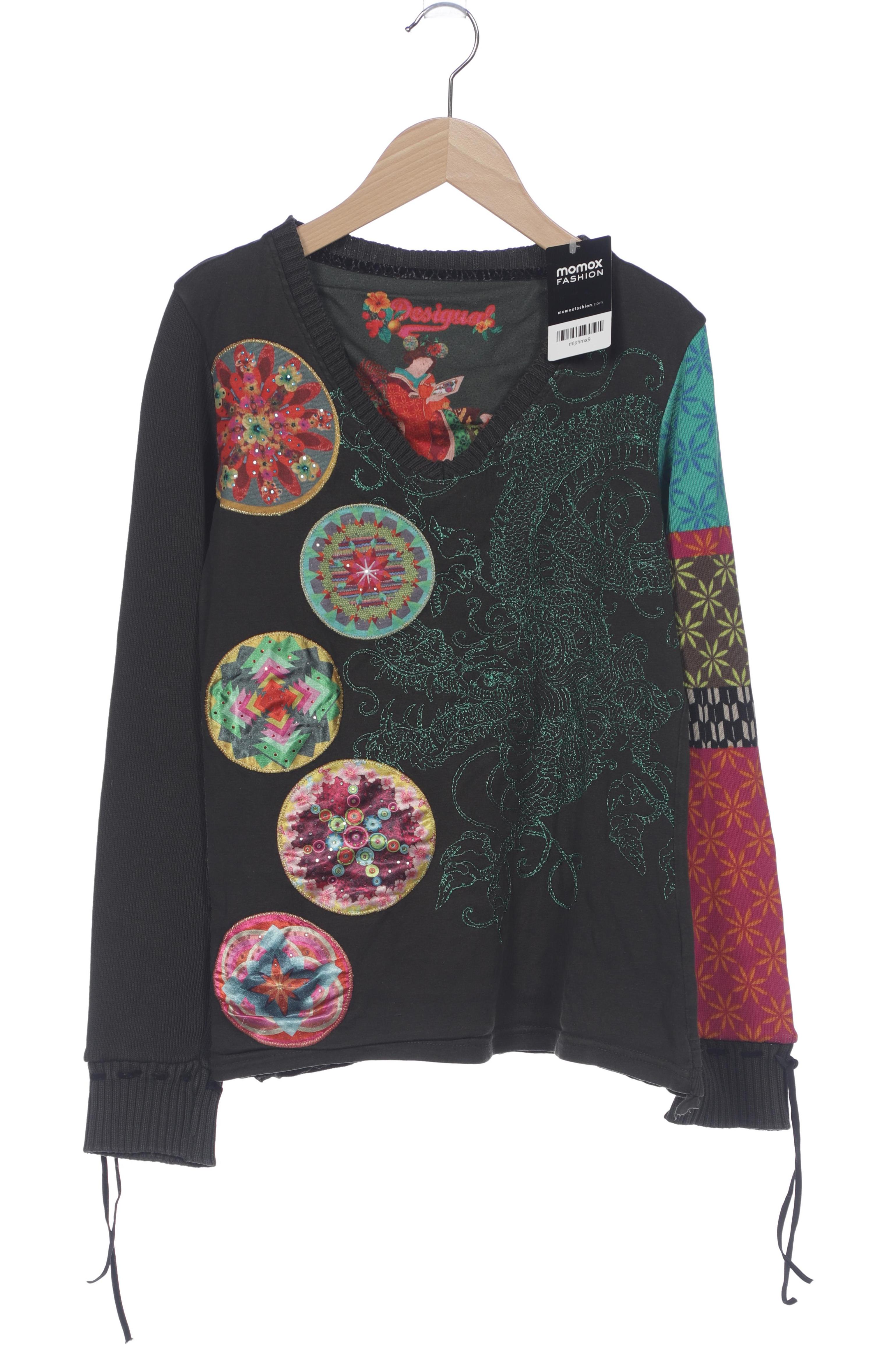 

Desigual Damen Langarmshirt, grün, Gr. 38