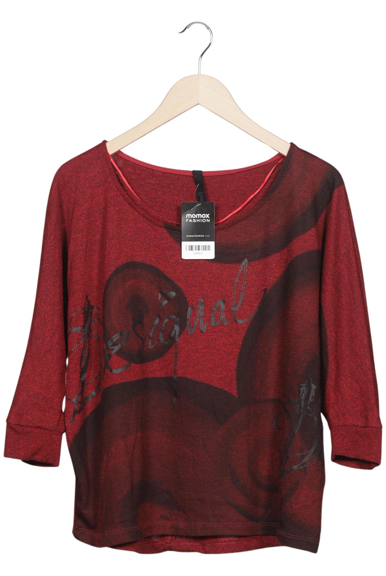 

Desigual Damen Langarmshirt, rot, Gr. 42