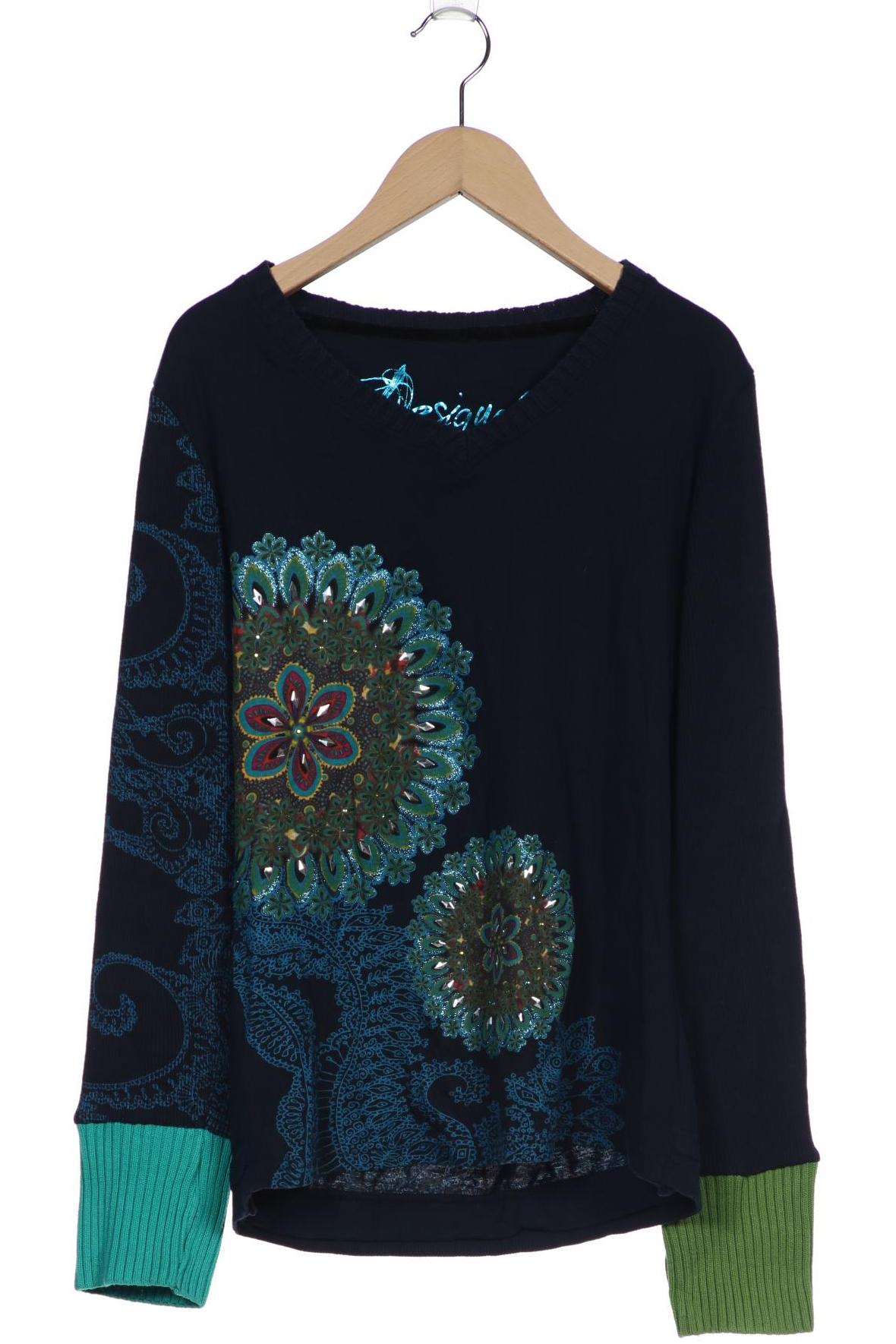 

Desigual Damen Langarmshirt, marineblau