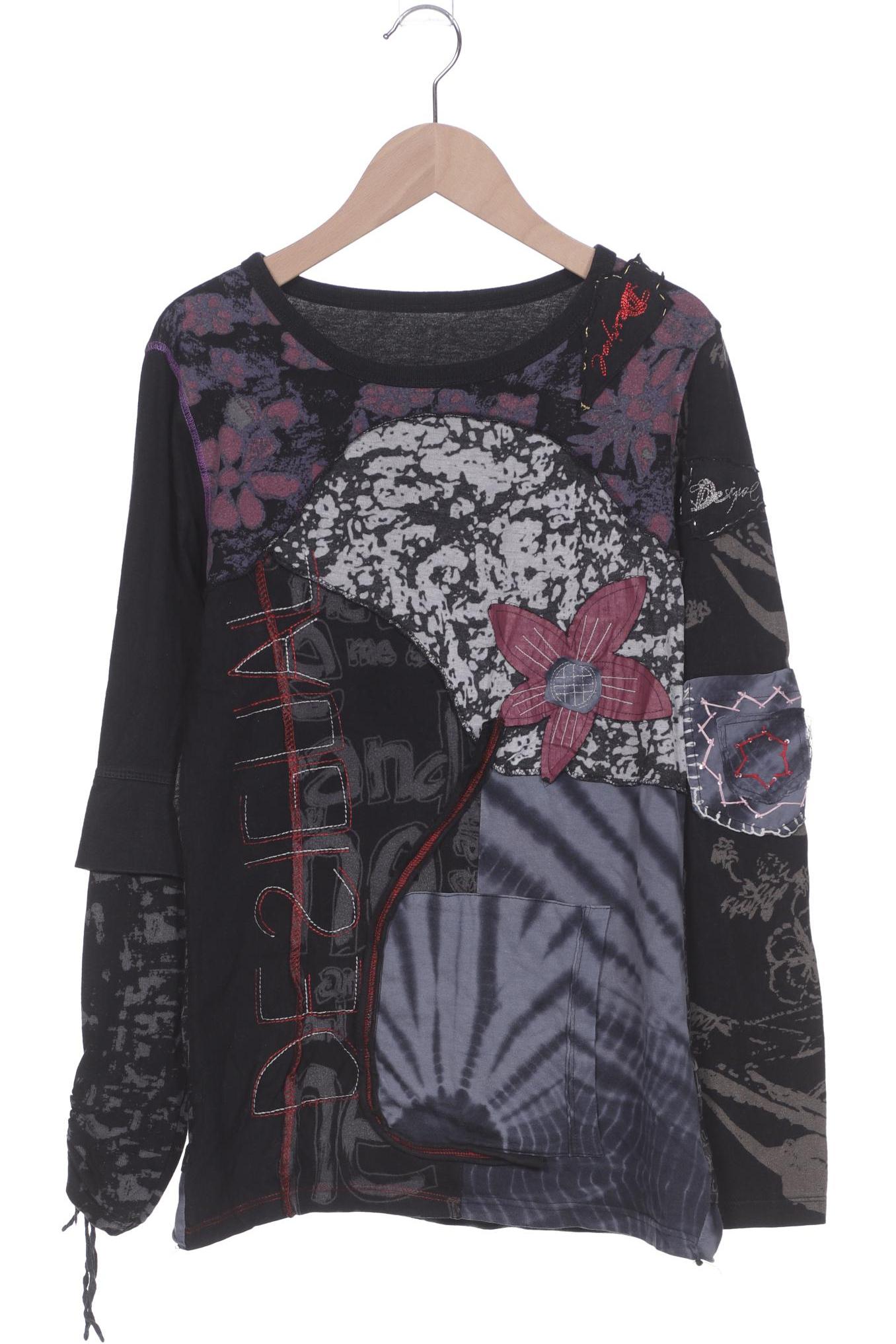 

Desigual Damen Langarmshirt, schwarz, Gr. 38