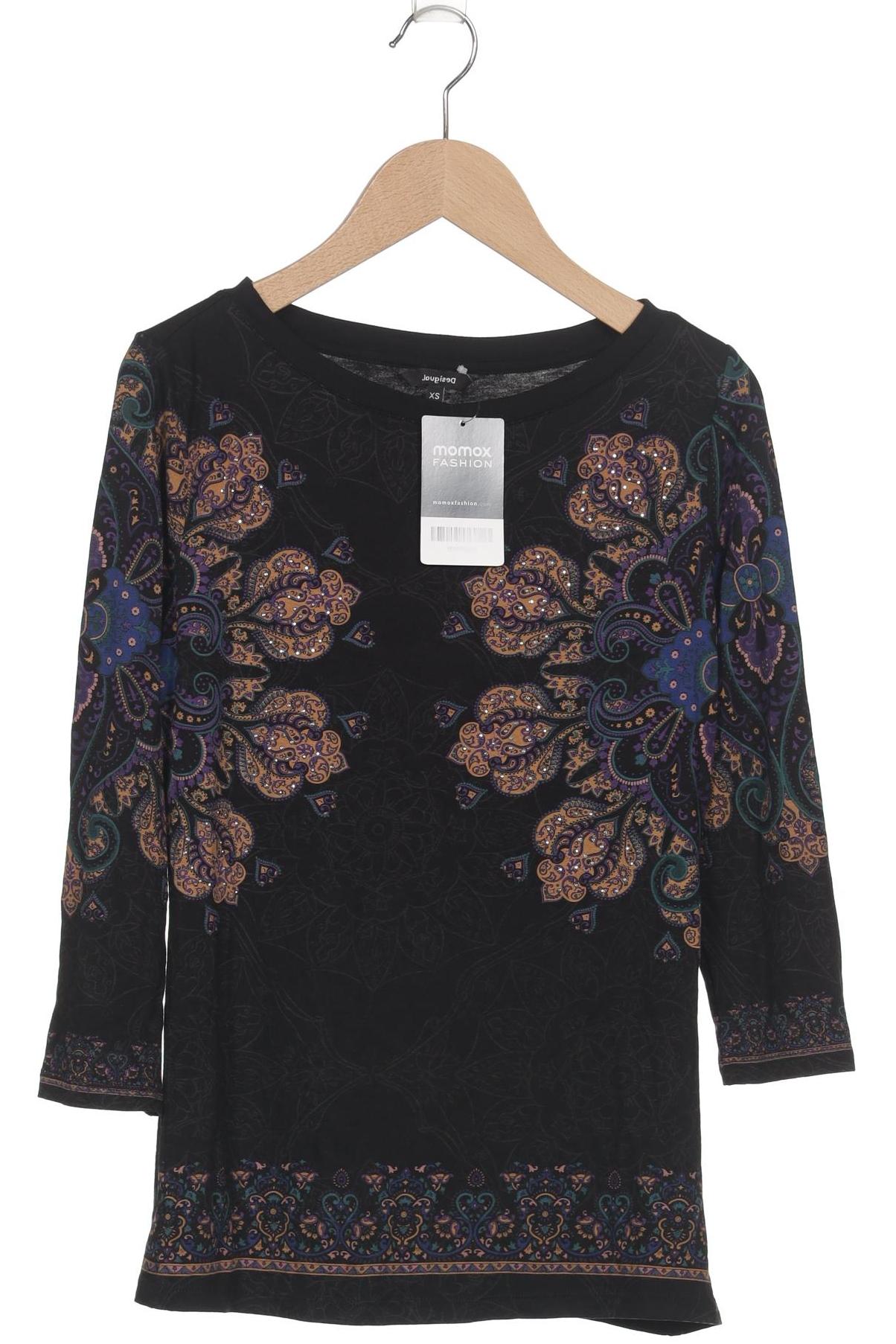 

Desigual Damen Langarmshirt, schwarz, Gr. 34
