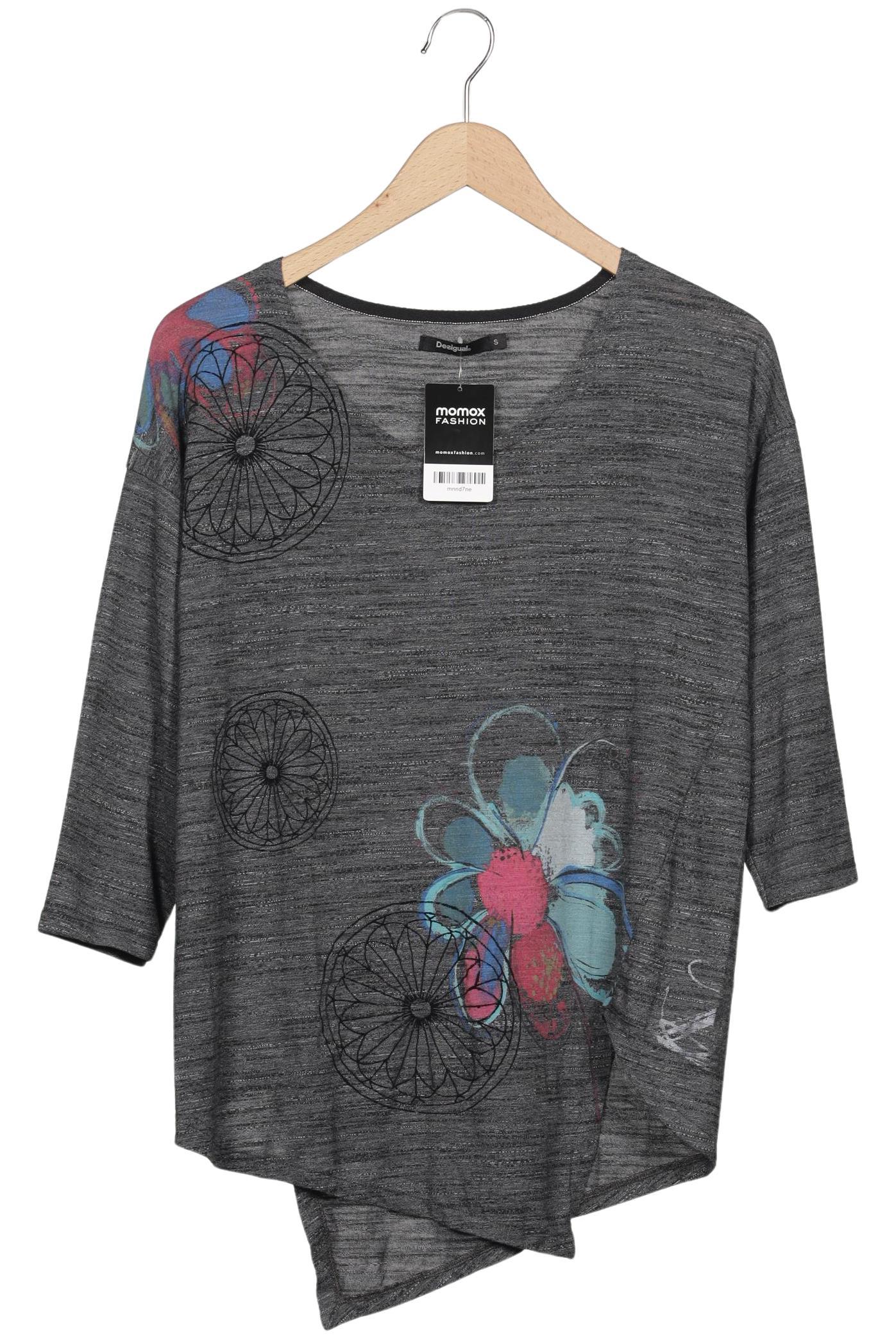 

Desigual Damen Langarmshirt, grau, Gr. 36