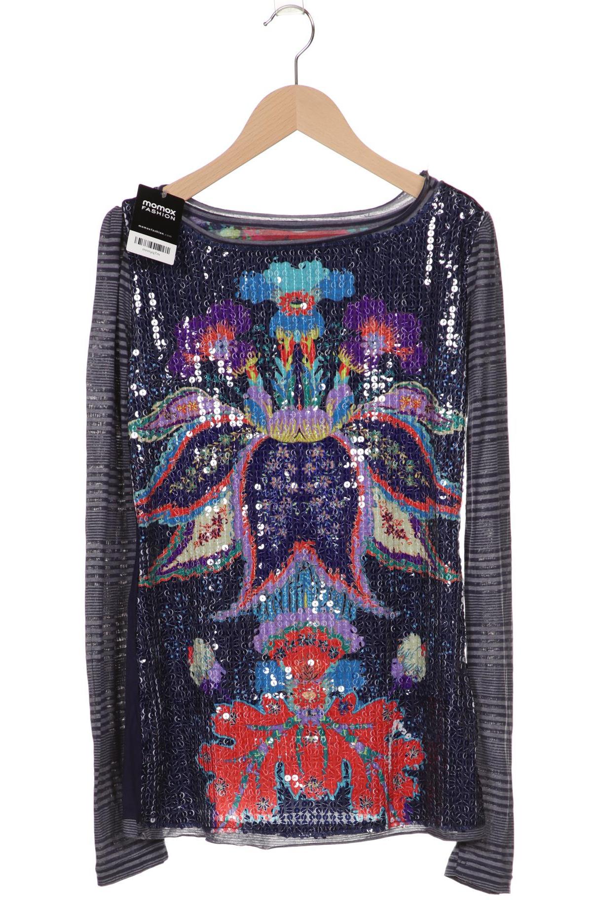 

Desigual Damen Langarmshirt, marineblau, Gr. 42