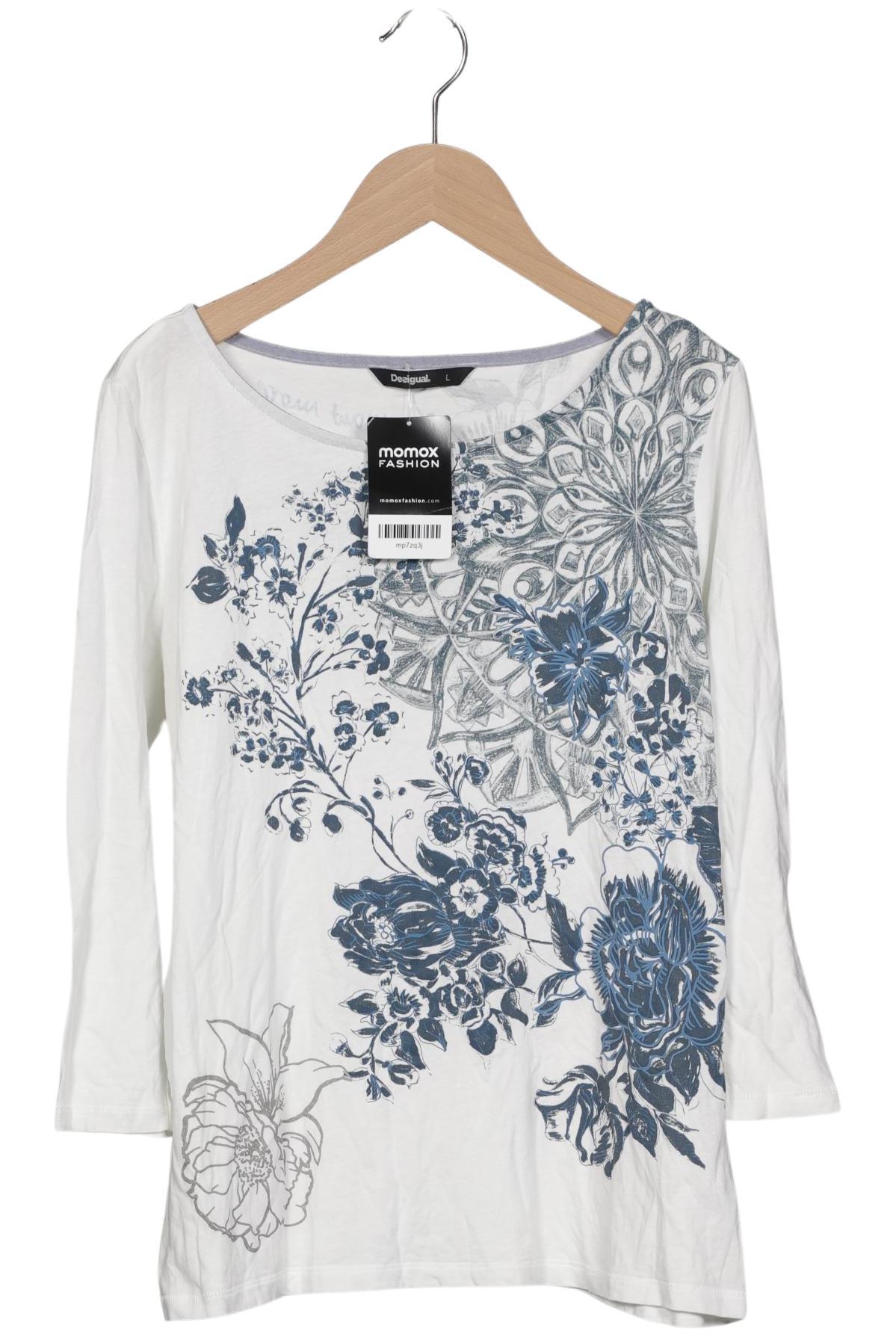 

Desigual Damen Langarmshirt, weiß, Gr. 42