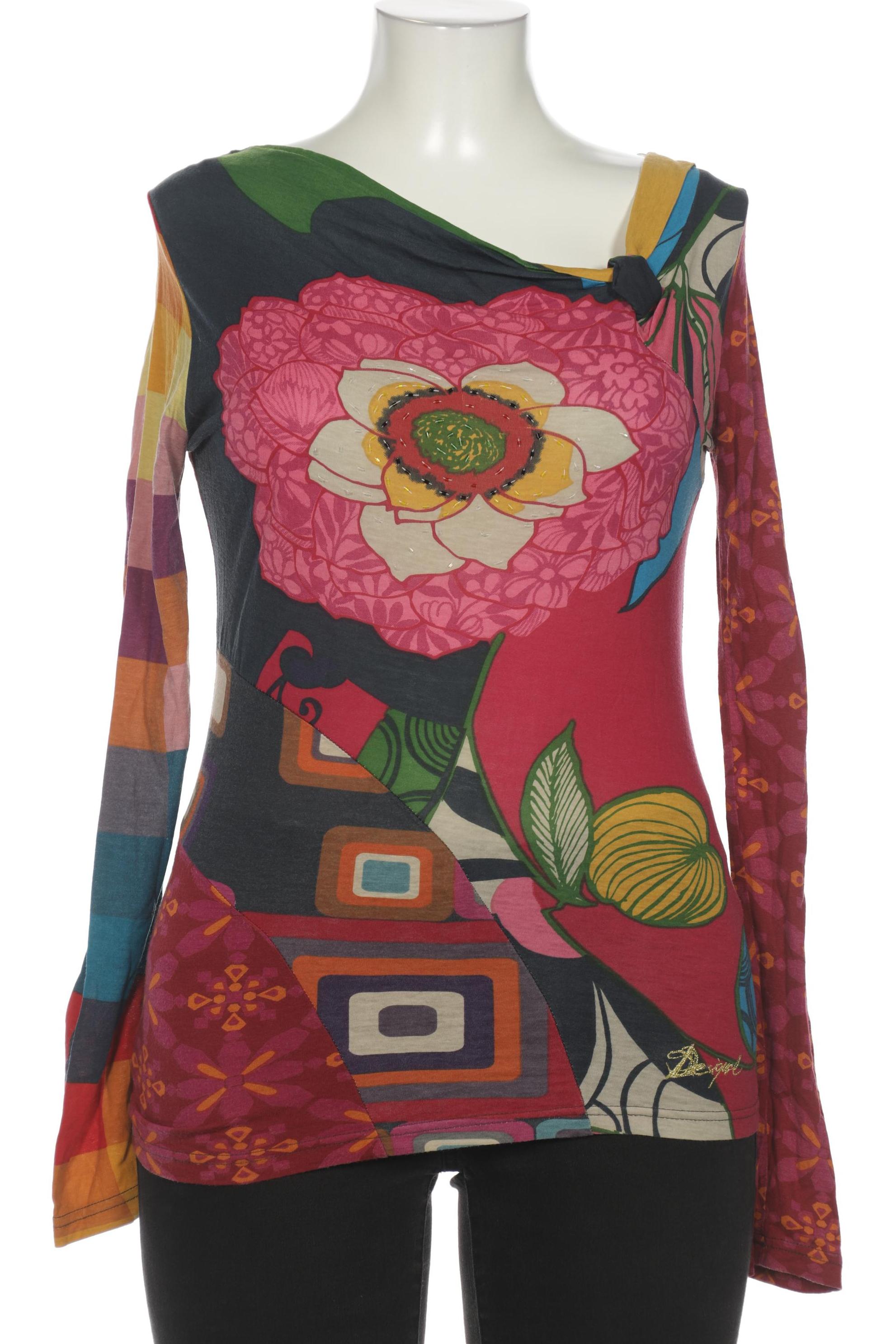 

Desigual Damen Langarmshirt, pink, Gr. 42