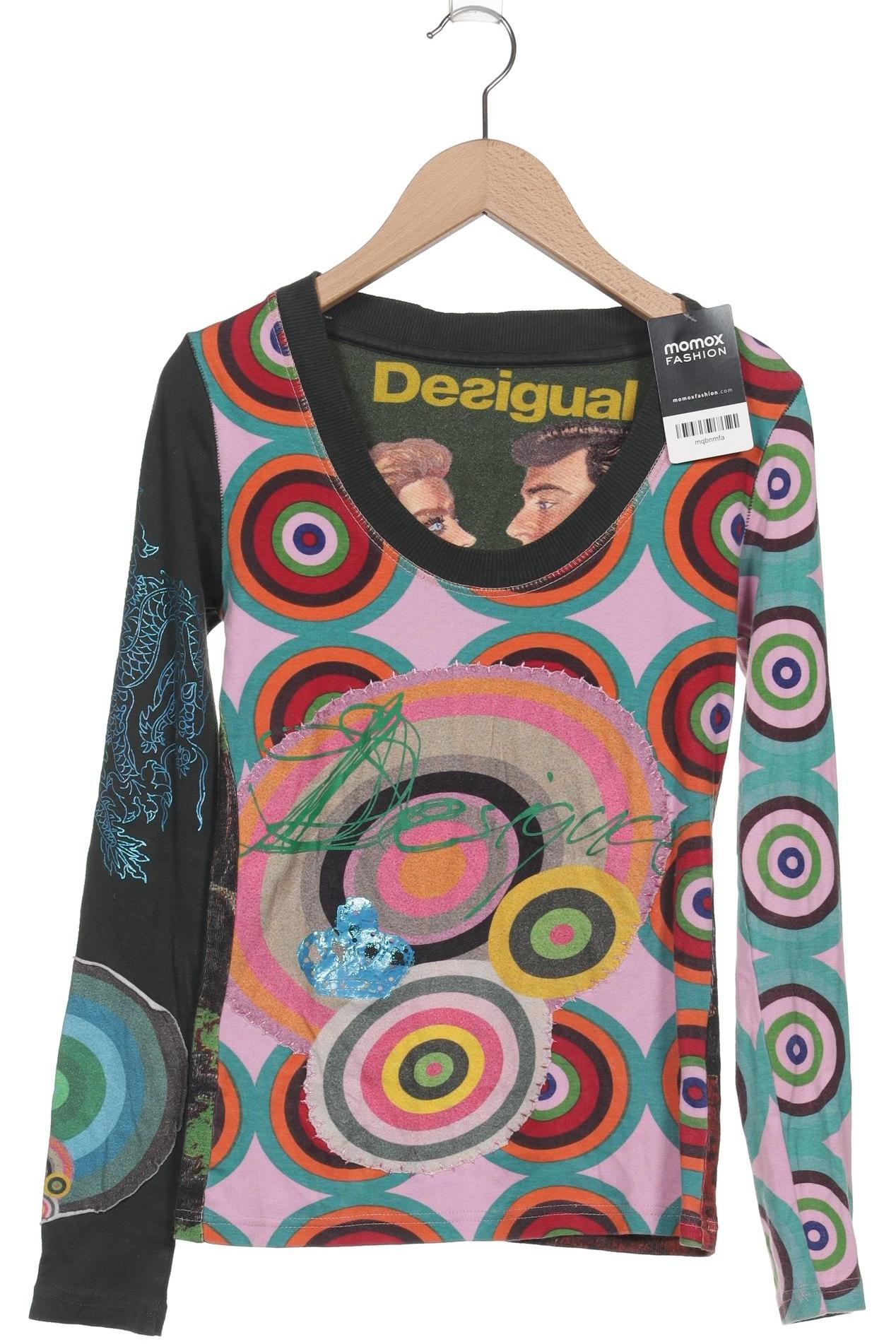 

Desigual Damen Langarmshirt, mehrfarbig, Gr. 34