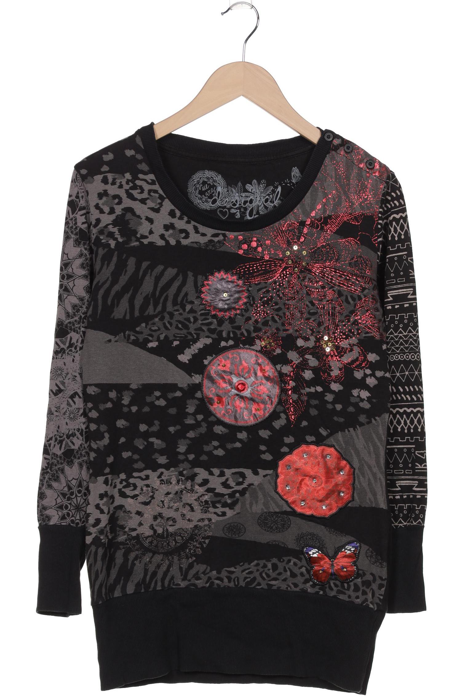 

Desigual Damen Langarmshirt, schwarz, Gr. 42