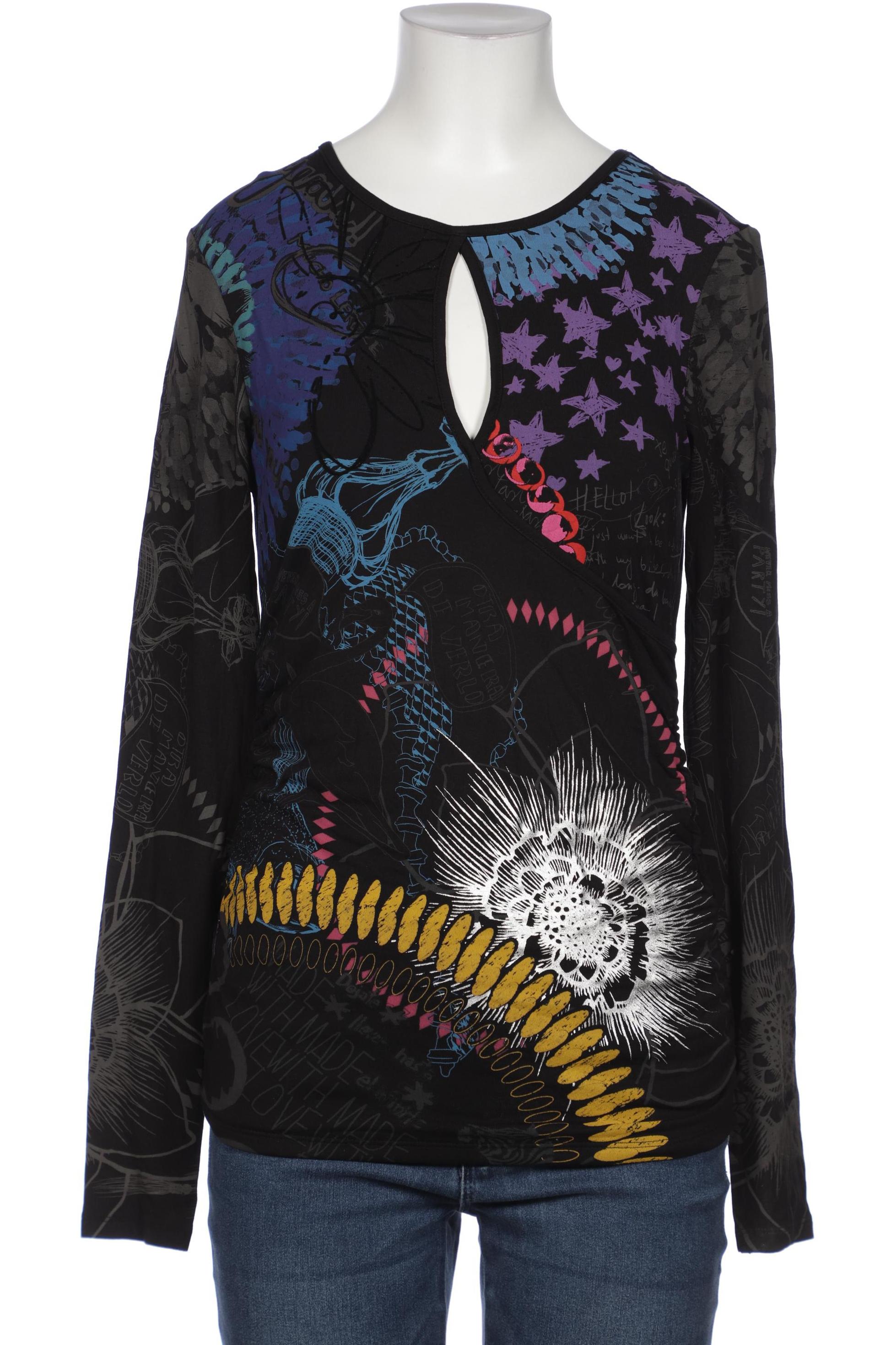 

Desigual Damen Langarmshirt, schwarz, Gr. 36