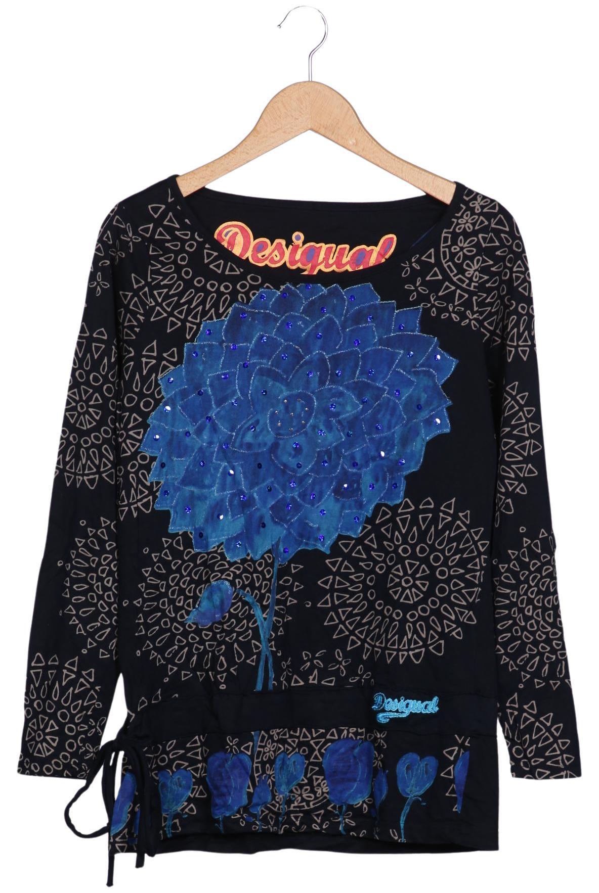 

Desigual Damen Langarmshirt, mehrfarbig, Gr. 42