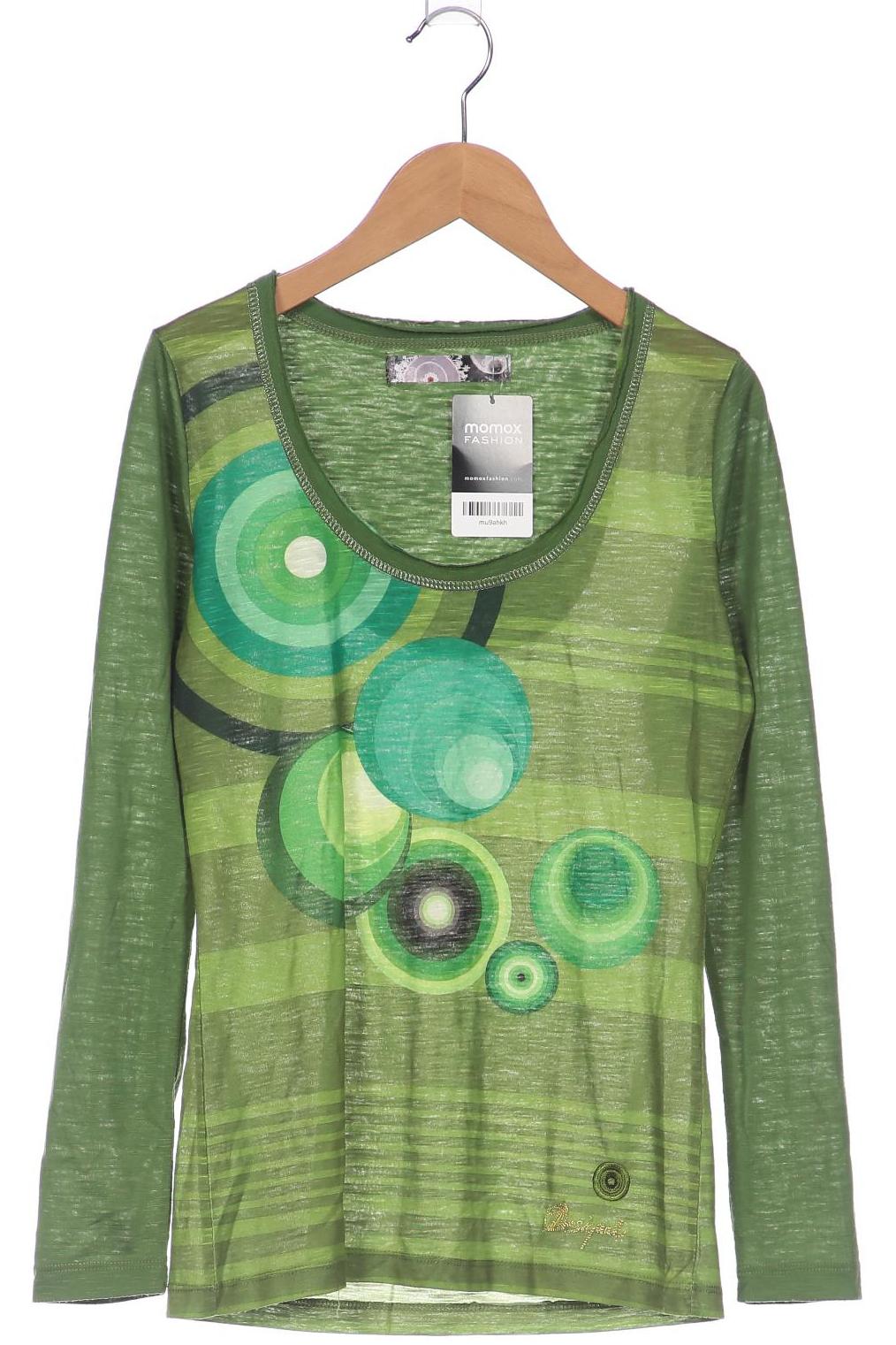 

Desigual Damen Langarmshirt, grün, Gr. 34