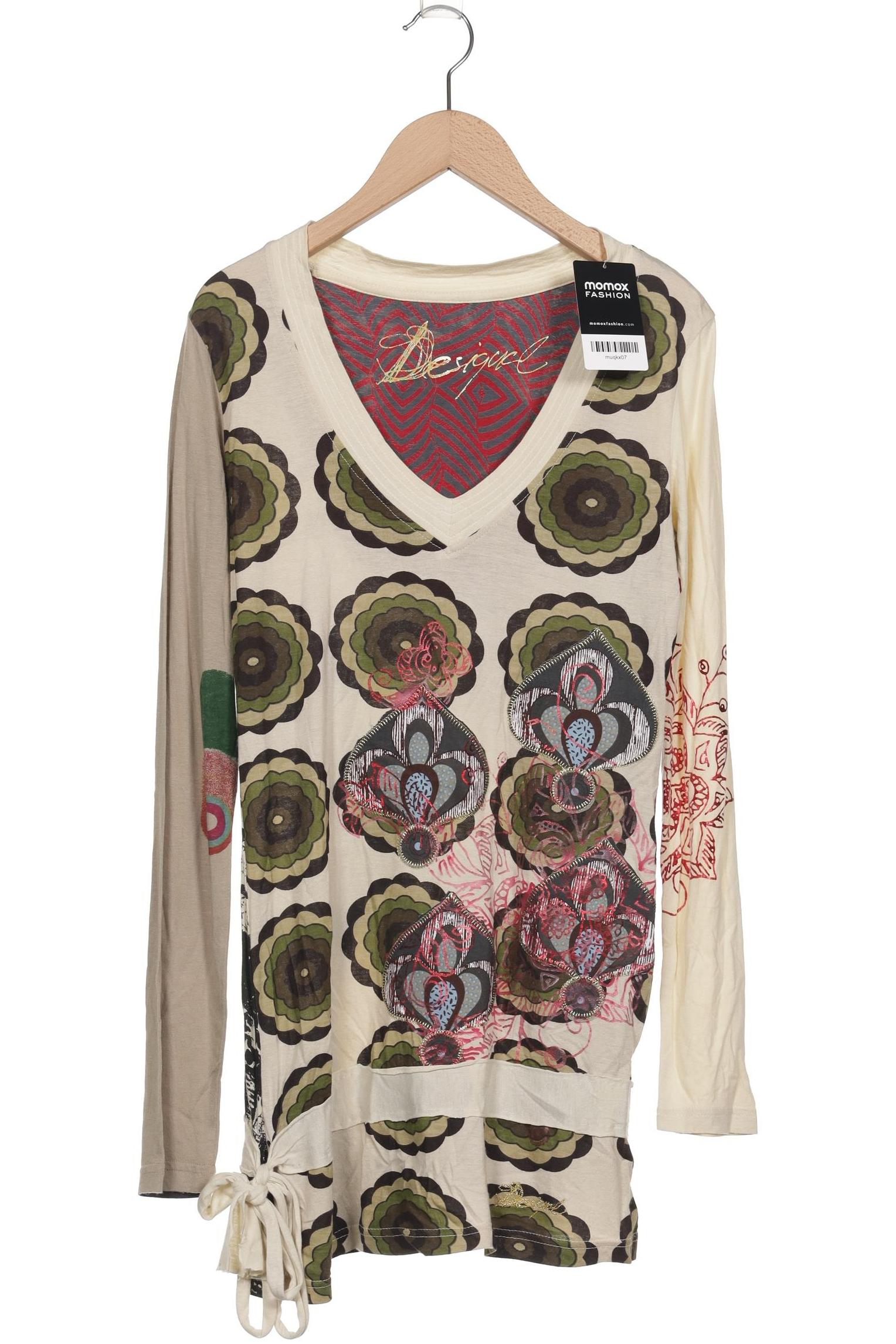 

Desigual Damen Langarmshirt, mehrfarbig, Gr. 38