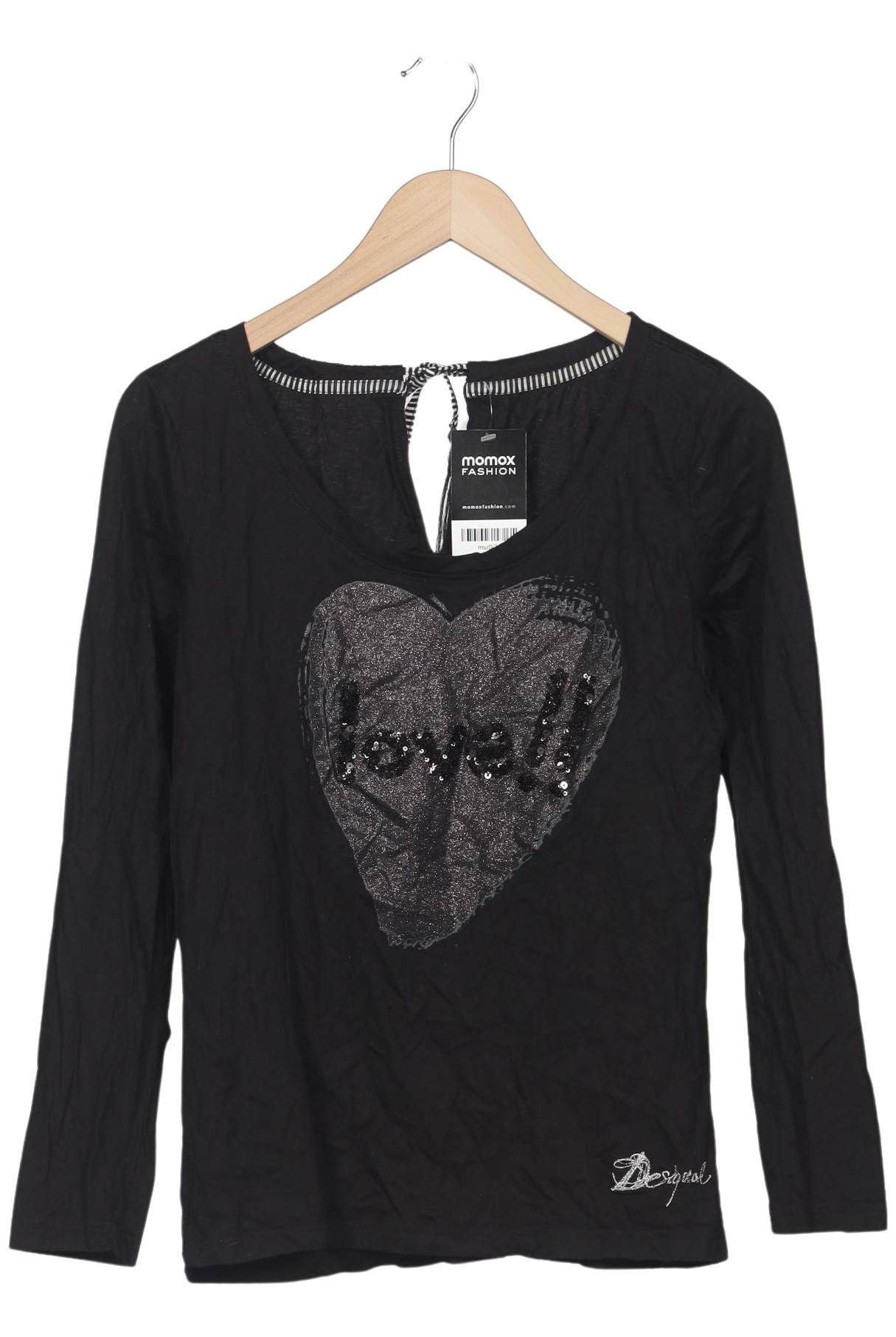 

Desigual Damen Langarmshirt, schwarz, Gr. 42