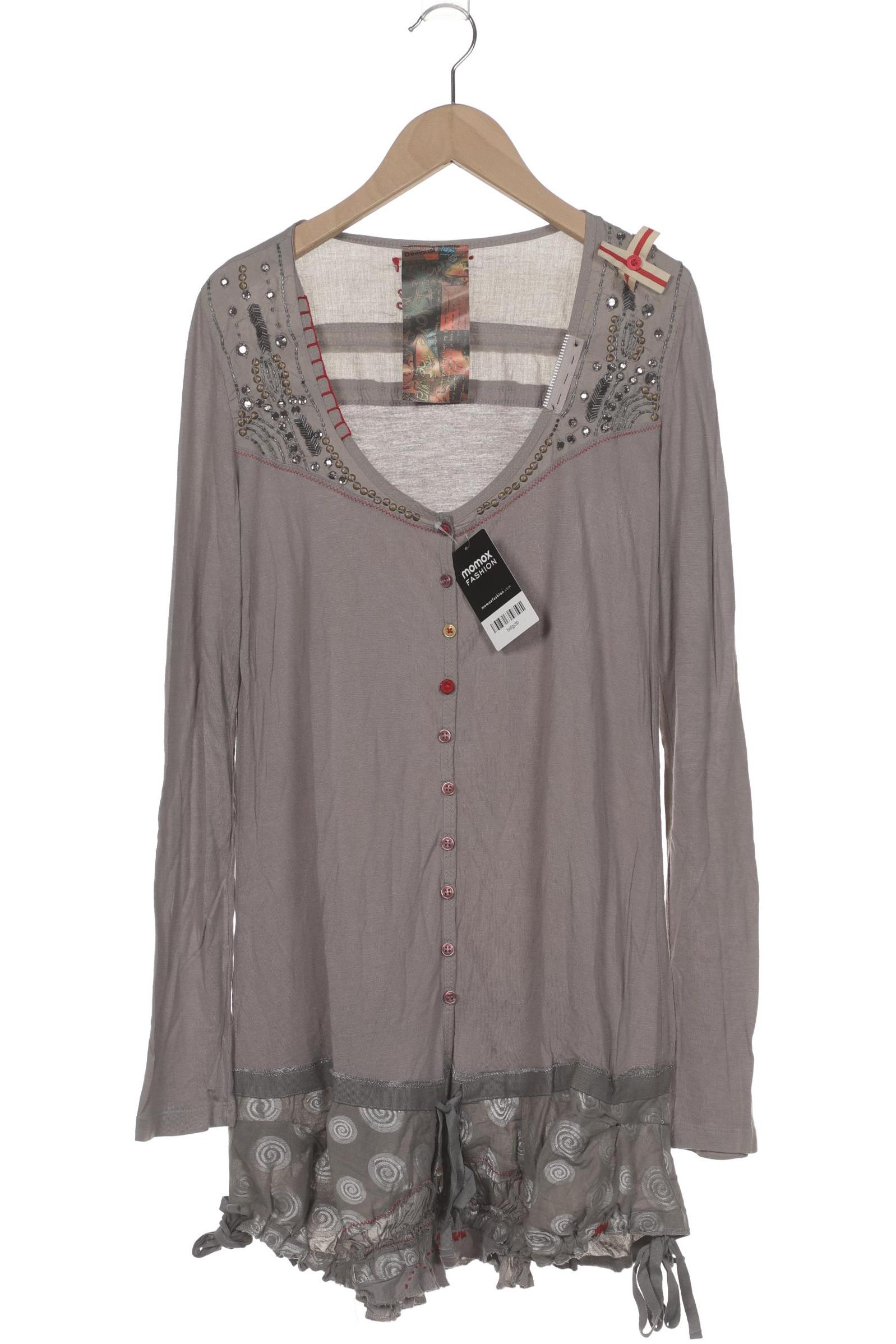 

Desigual Damen Langarmshirt, grau, Gr. 44