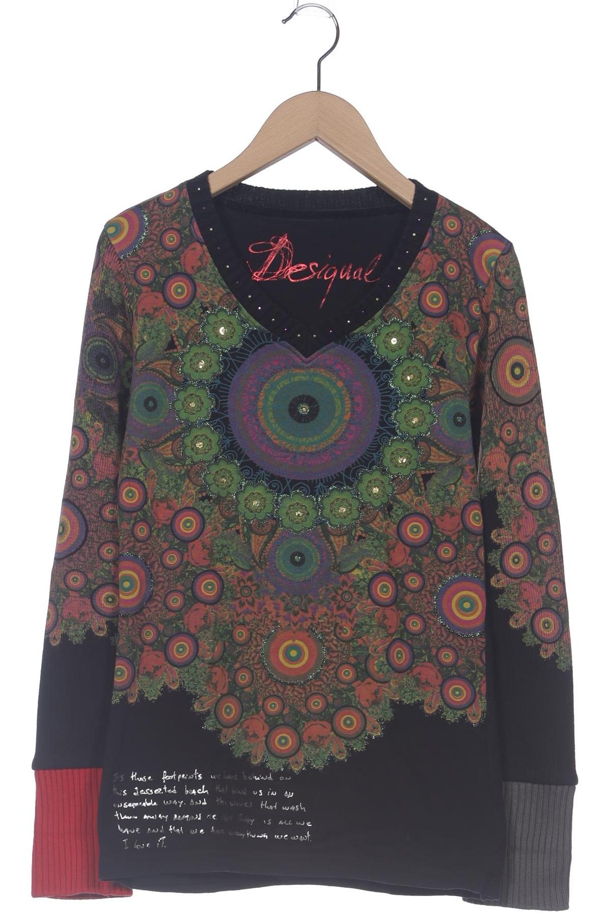 

Desigual Damen Langarmshirt, schwarz, Gr. 34