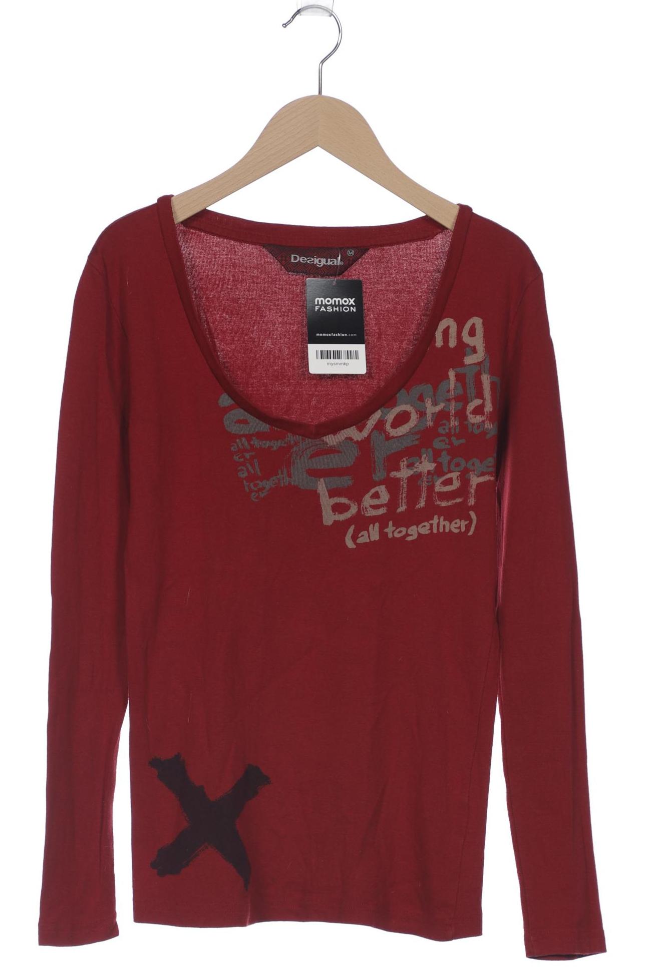 

Desigual Damen Langarmshirt, bordeaux, Gr. 38