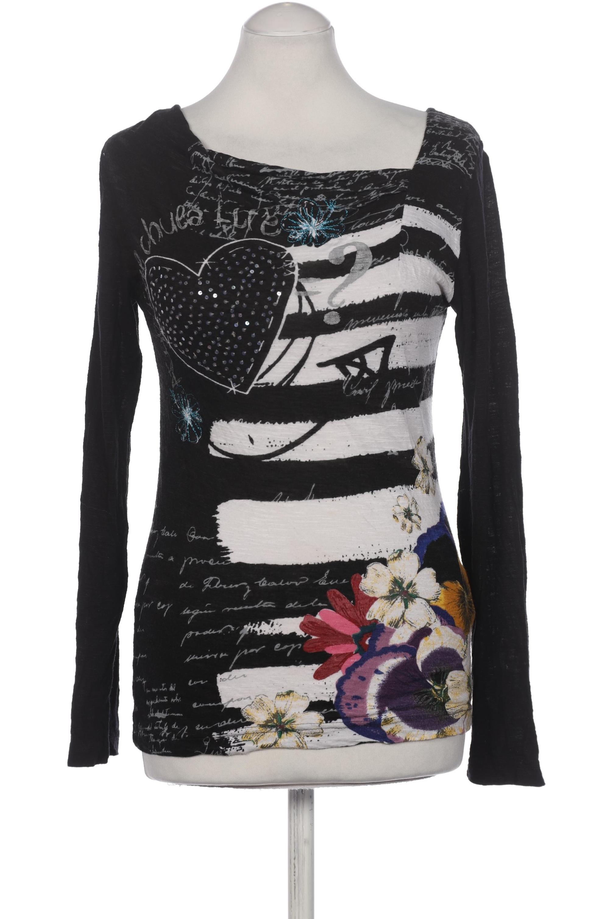 

Desigual Damen Langarmshirt, schwarz, Gr. 36