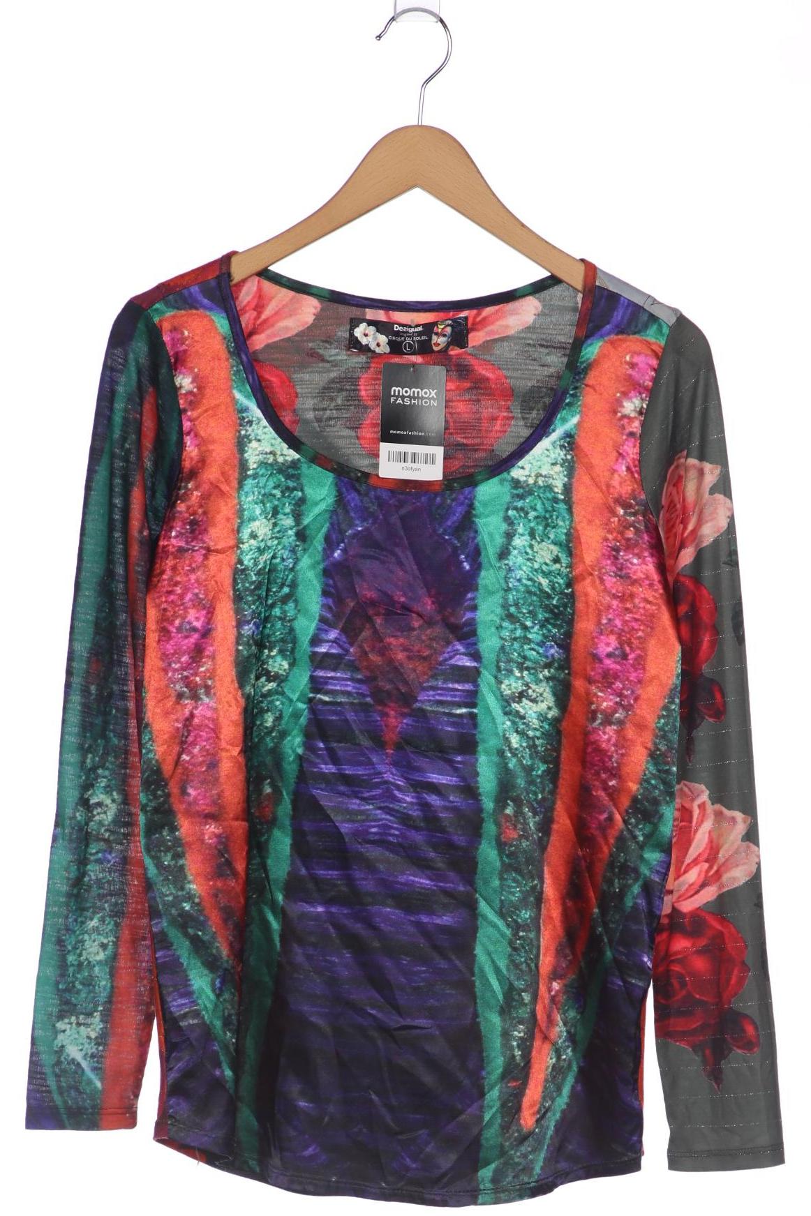 

Desigual Damen Langarmshirt, mehrfarbig, Gr. 42