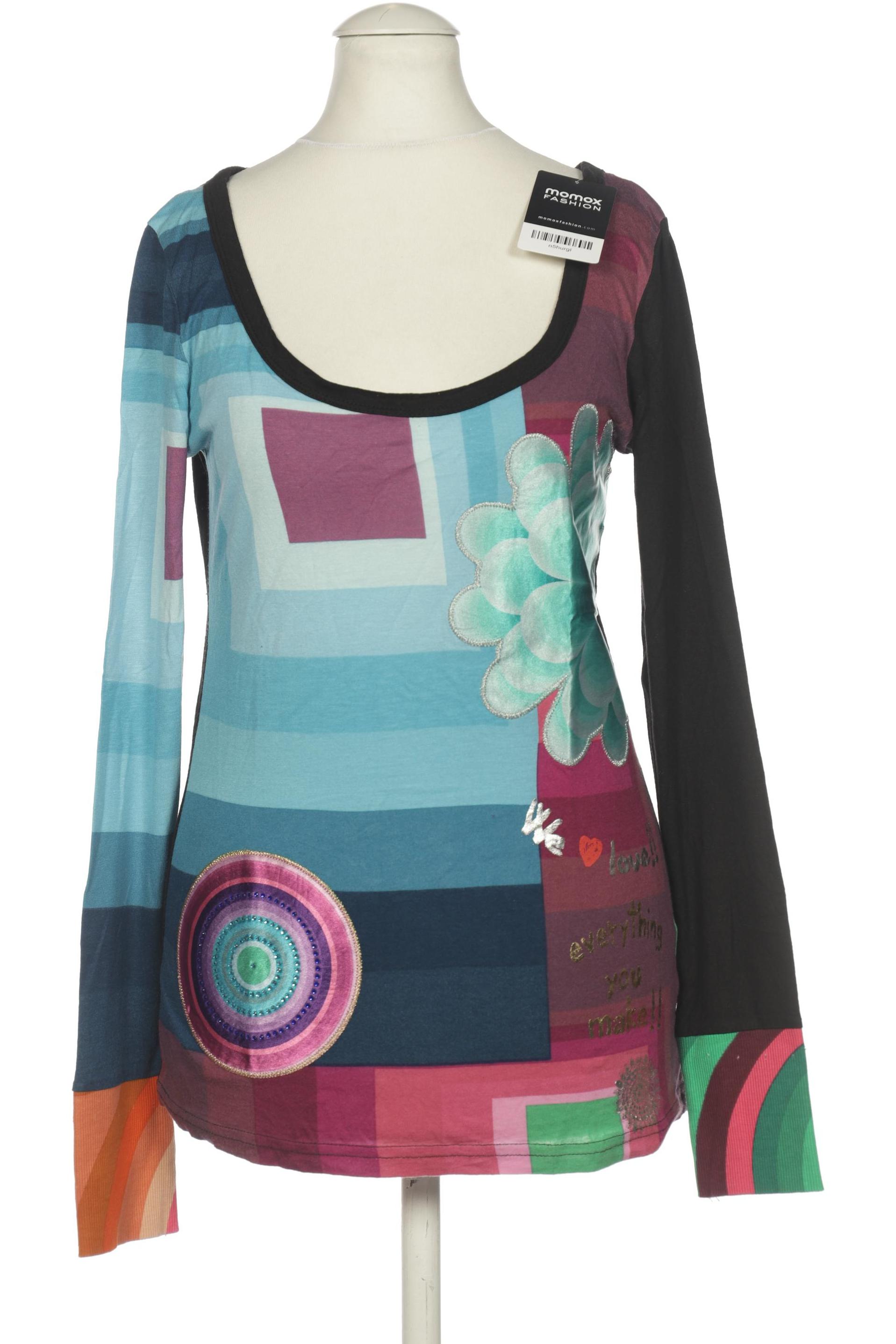 

Desigual Damen Langarmshirt, mehrfarbig, Gr. 36
