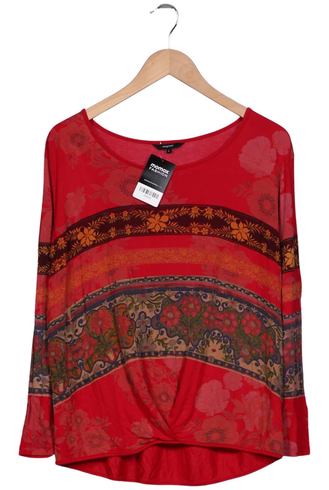 

Desigual Damen Langarmshirt, rot, Gr. 42