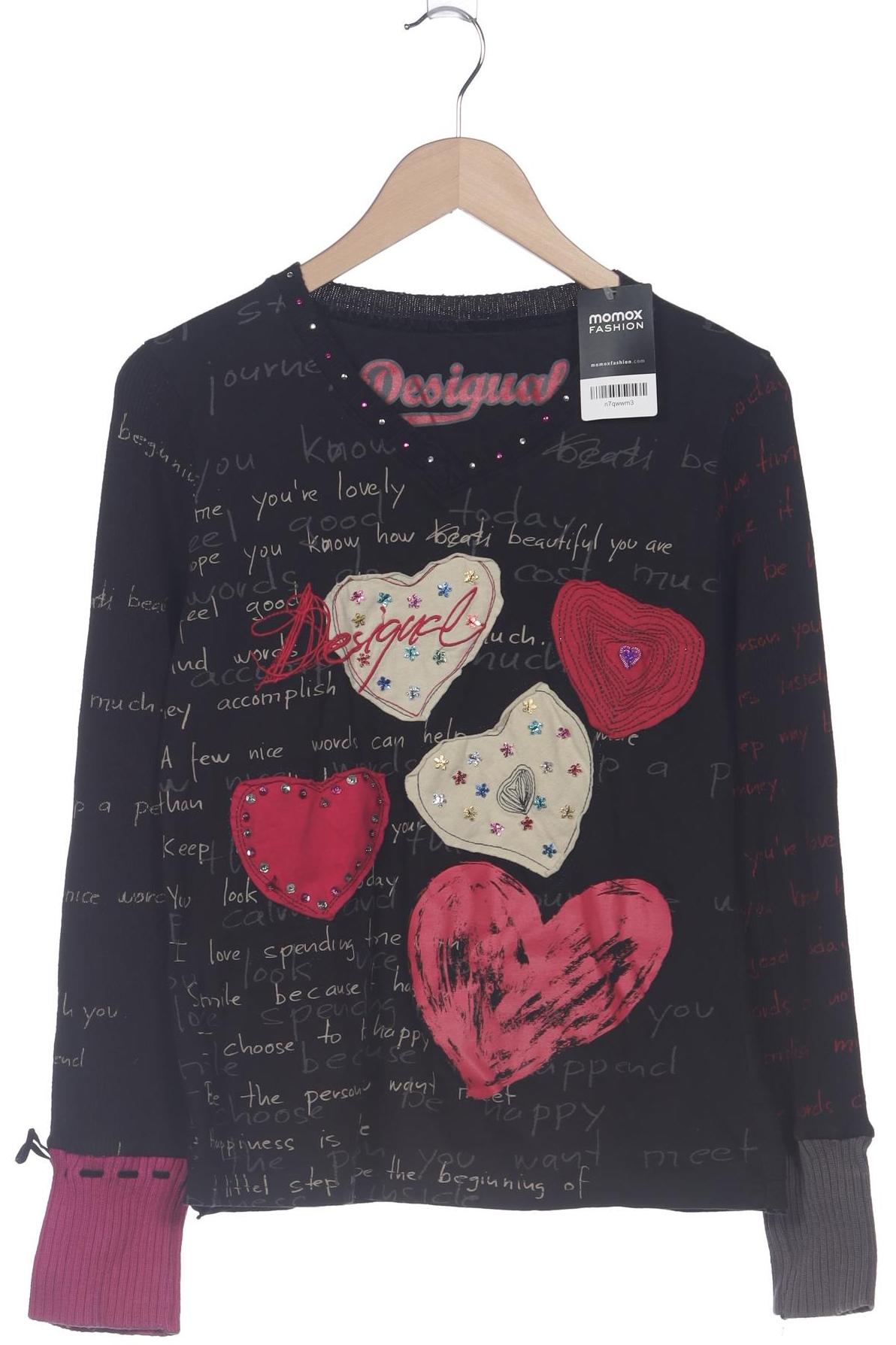 

Desigual Damen Langarmshirt, schwarz, Gr. 44