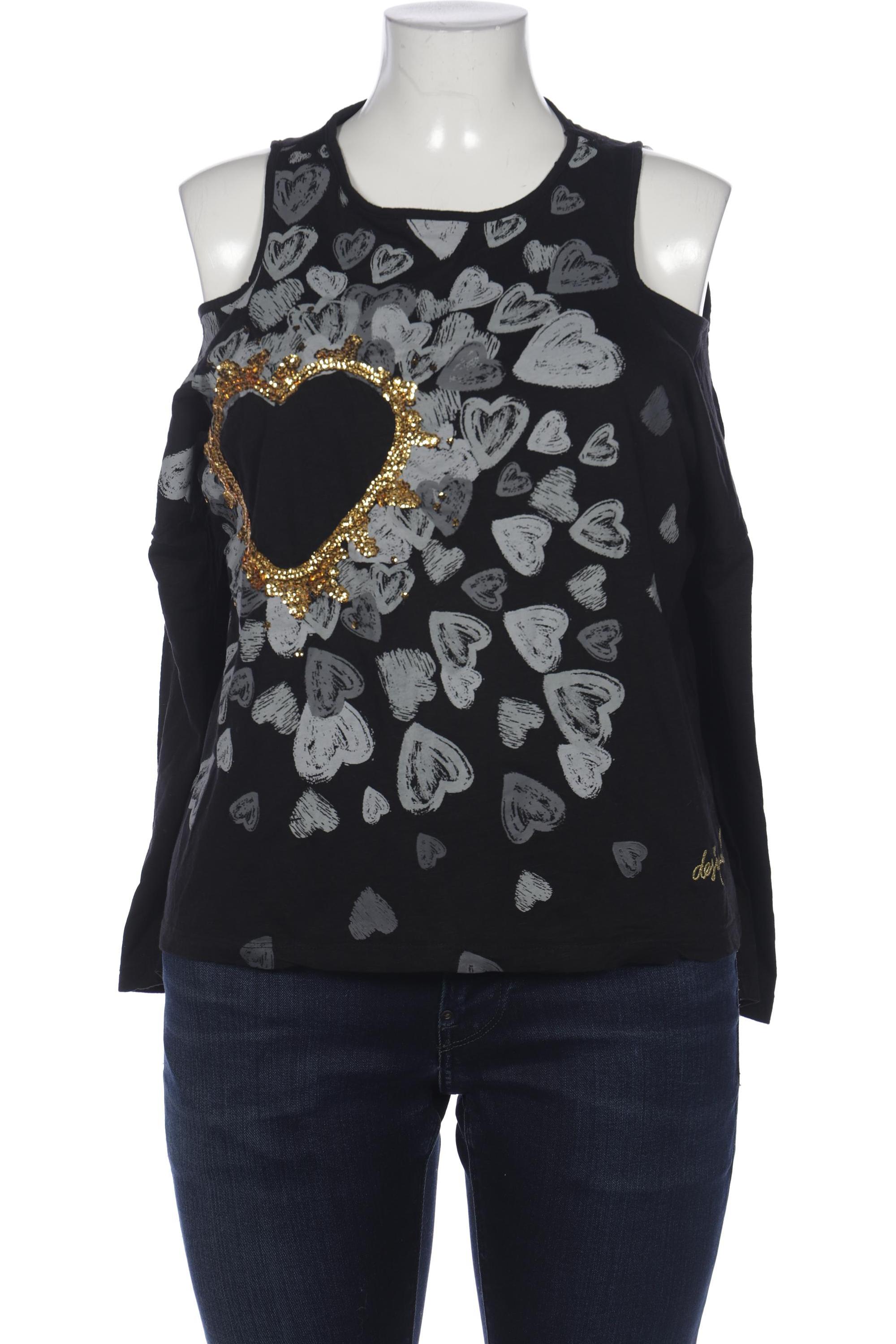 

Desigual Damen Langarmshirt, schwarz, Gr. 42