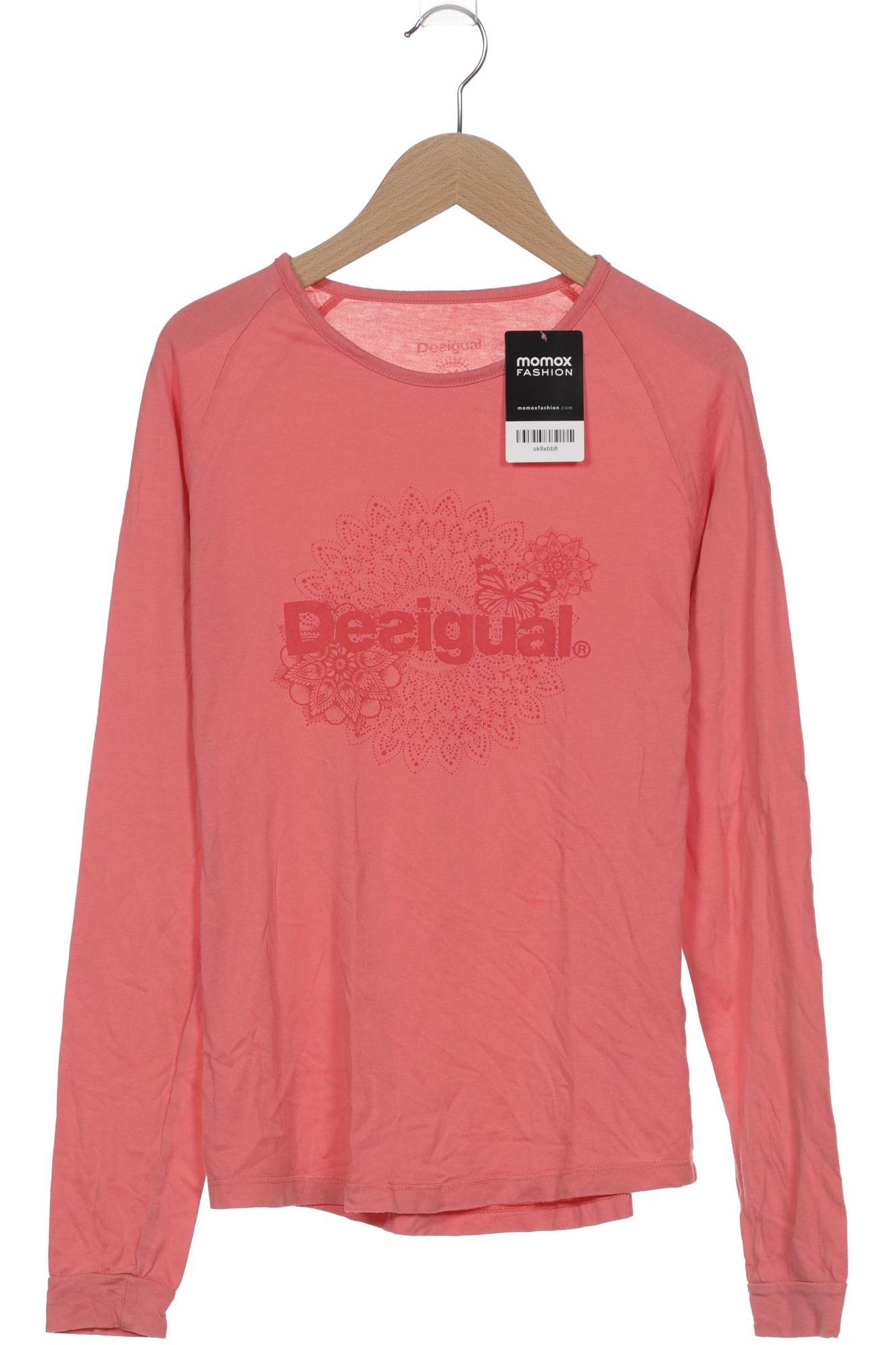 

Desigual Damen Langarmshirt, pink, Gr. 38