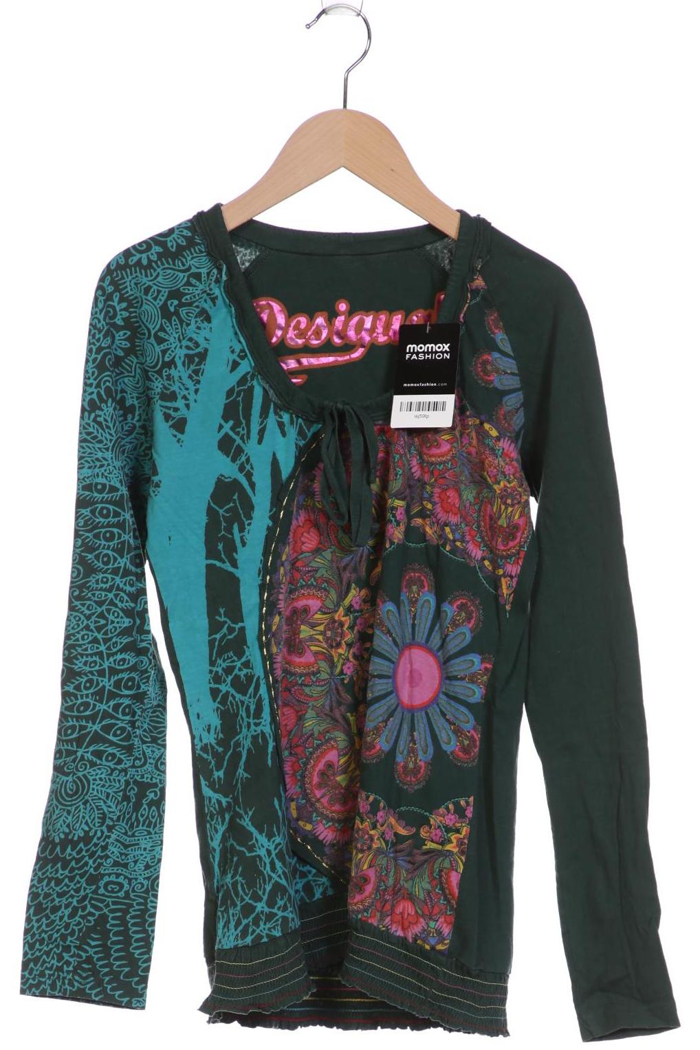 

Desigual Damen Langarmshirt, grün, Gr. 36