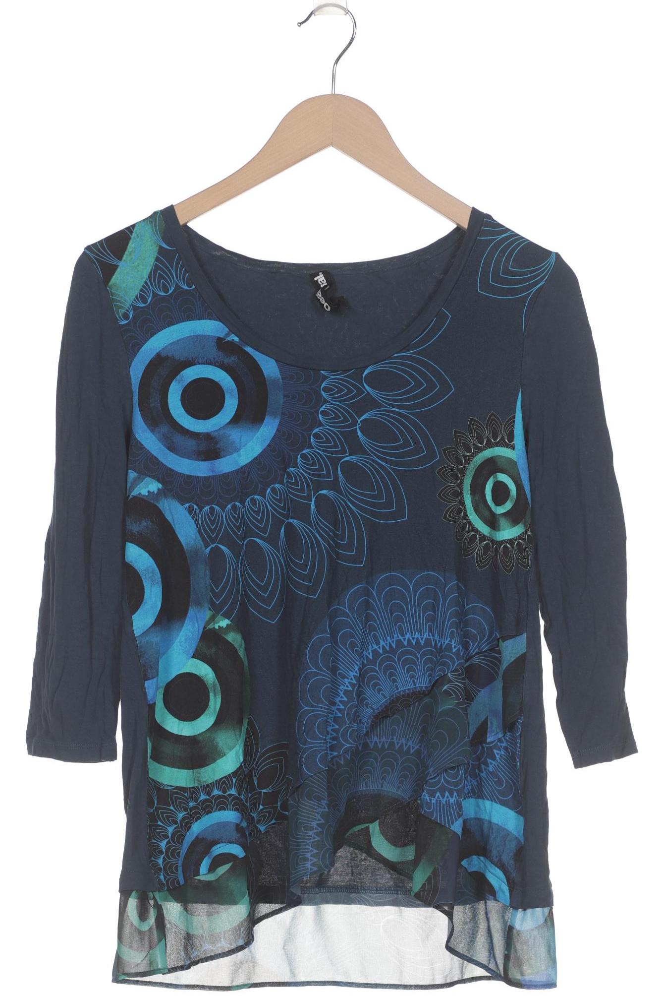 

Desigual Damen Langarmshirt, marineblau, Gr. 42