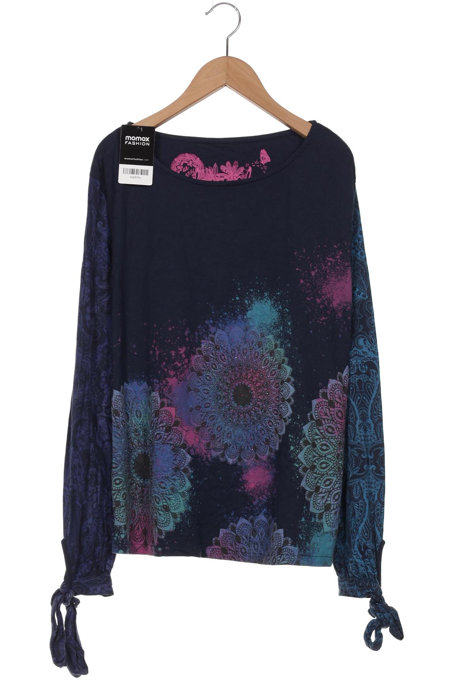 

Desigual Damen Langarmshirt, marineblau, Gr. 42